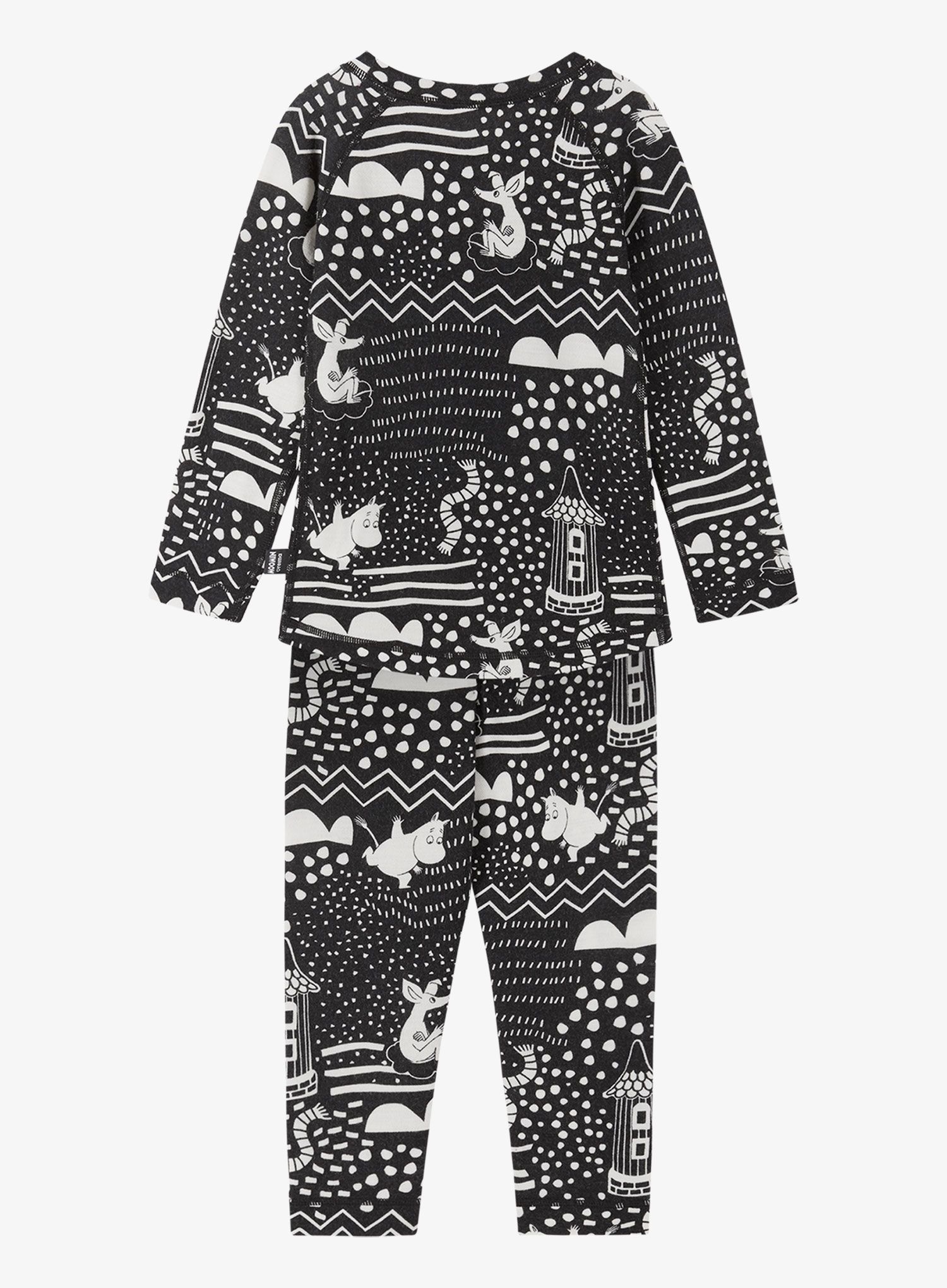 Funkční prádlo pro děti Reima Moomin Trivsam - black