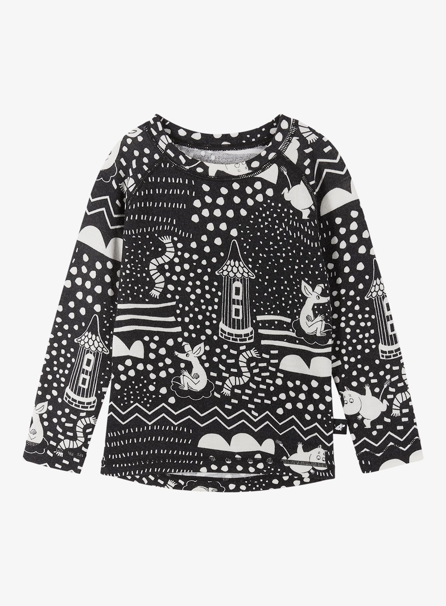 Funkční prádlo pro děti Reima Moomin Trivsam - black