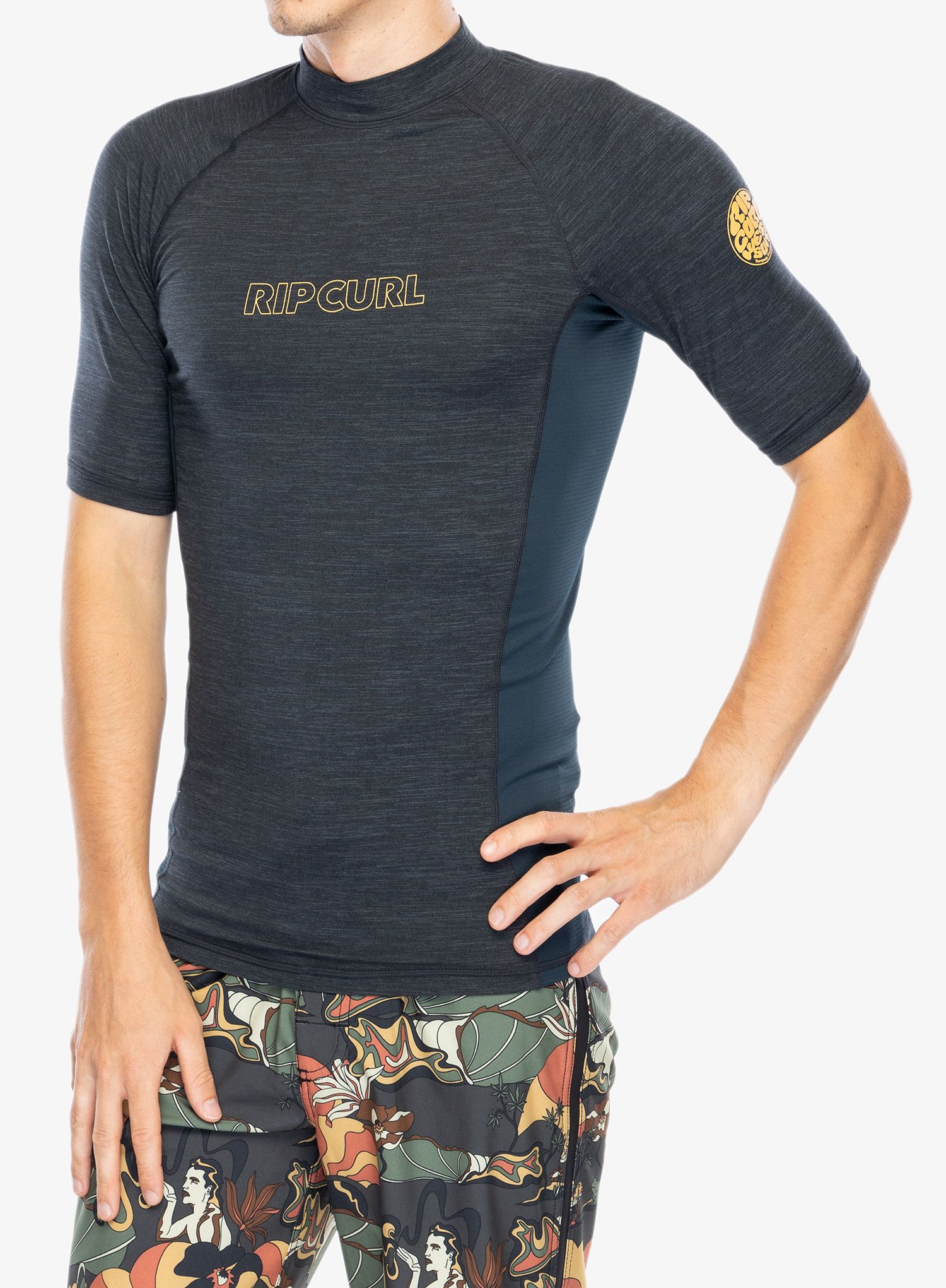 Rychleschnoucí triko Rip Curl Dawn Patrol Upf Perf S/S - navy marle