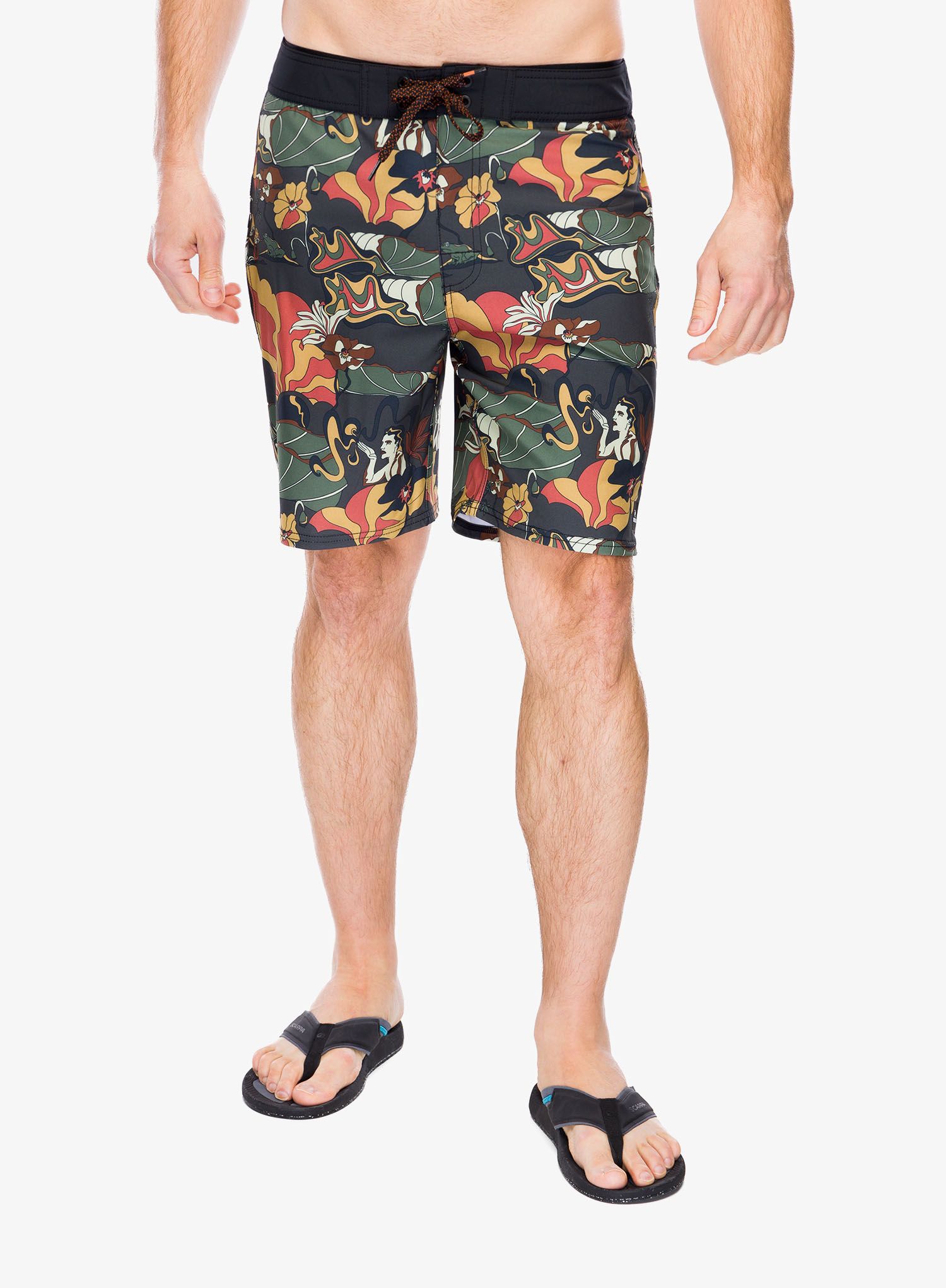 Kraťasy Rip Curl Mirage Postcards - black