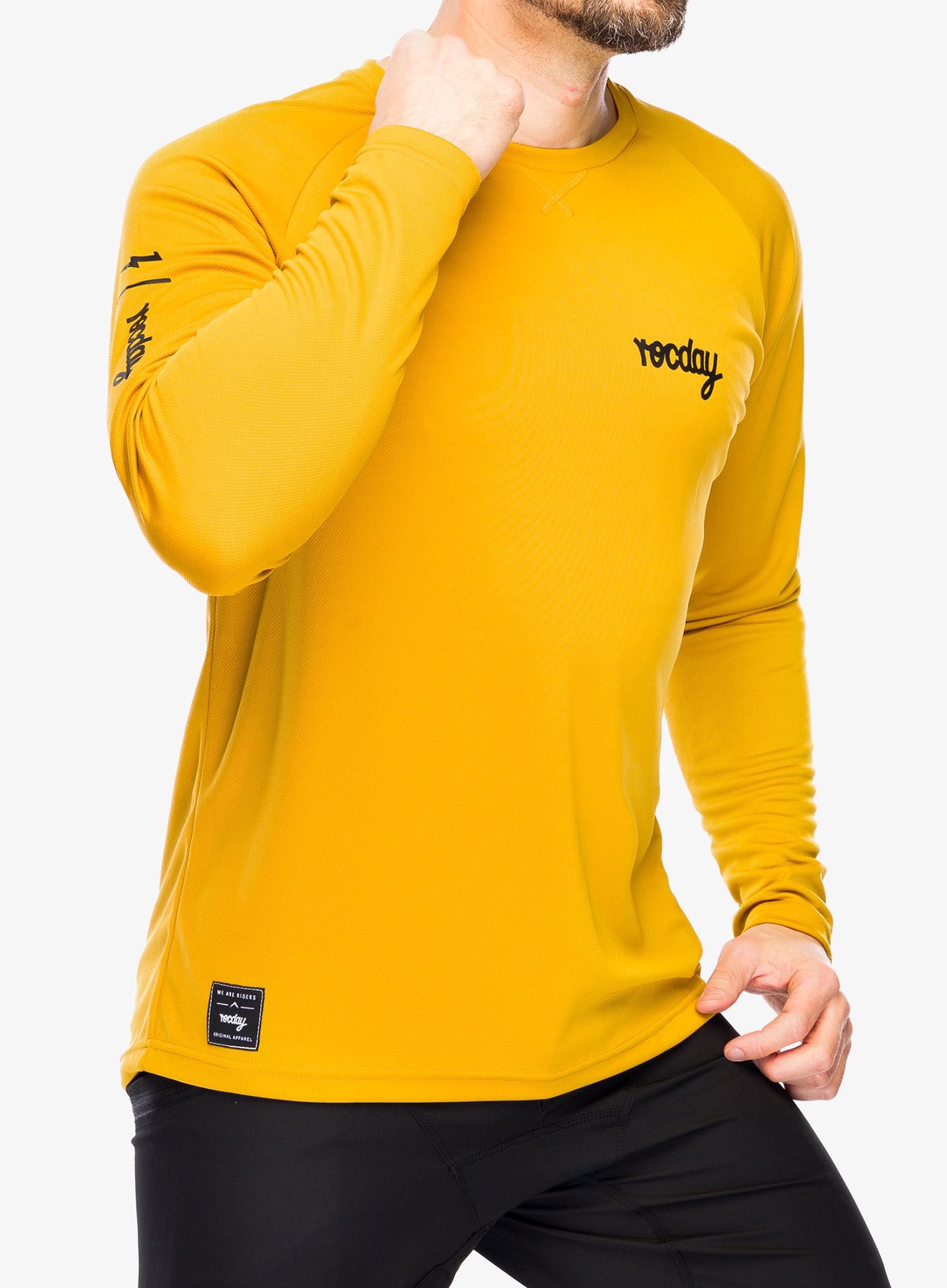 Cyklistická mikina Rocday Podium - yellow