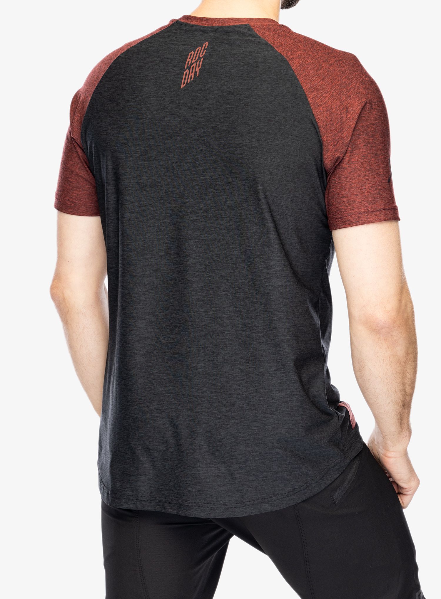 Cyklistické triko Rocday Stage Short - black/red