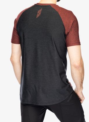 Cyklistické triko Rocday Stage Short - black/red