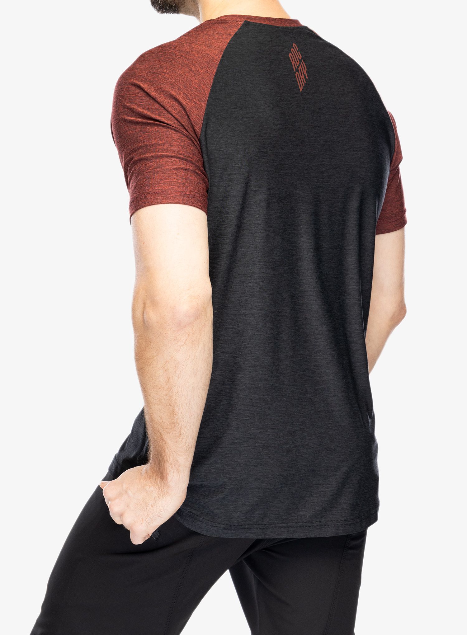 Cyklistické triko Rocday Stage Short - black/red