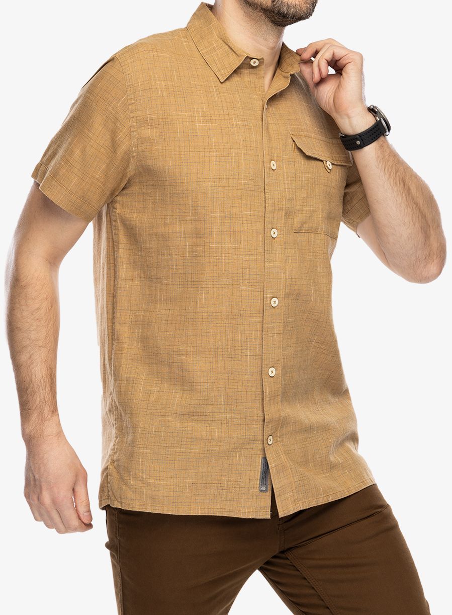 Košile Royal Robbins Hempline Spaced SS - bistre