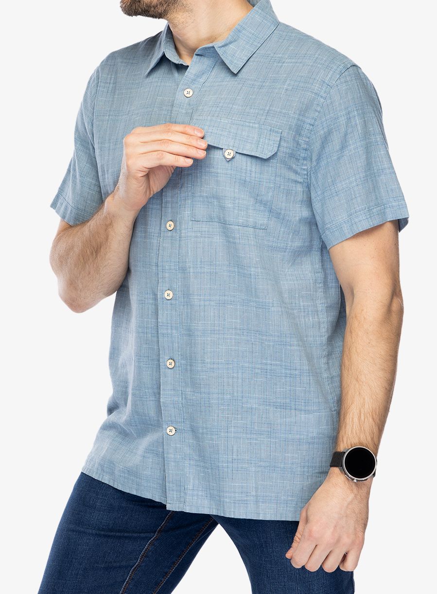 Košile Royal Robbins Hempline Spaced SS - mtn spring