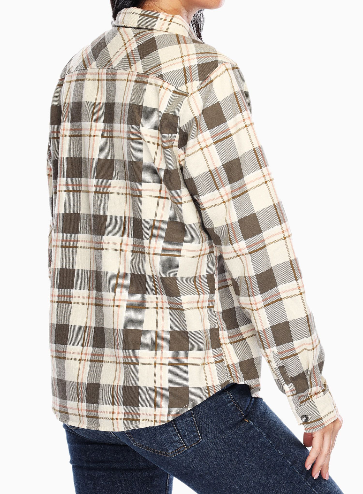 Dámská turistická košile Royal Robbins Lieback Organic Cotton Flannel LS - everglade timber cove pld