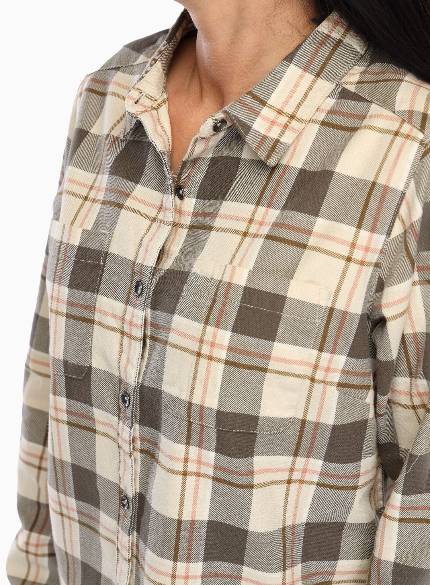 Dámská turistická košile Royal Robbins Lieback Organic Cotton Flannel LS - everglade timber cove pld