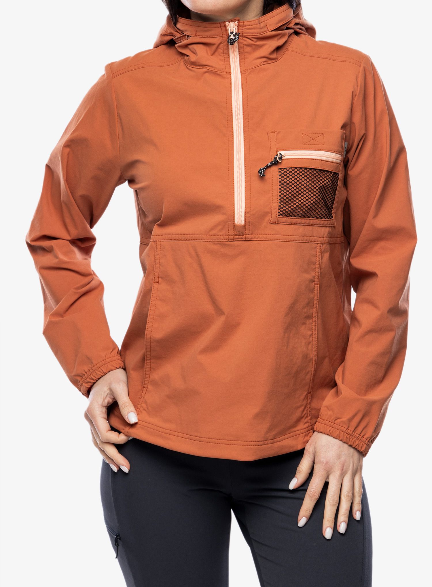 Větrovka dámská Royal Robbins Merced Anorak - baked clay