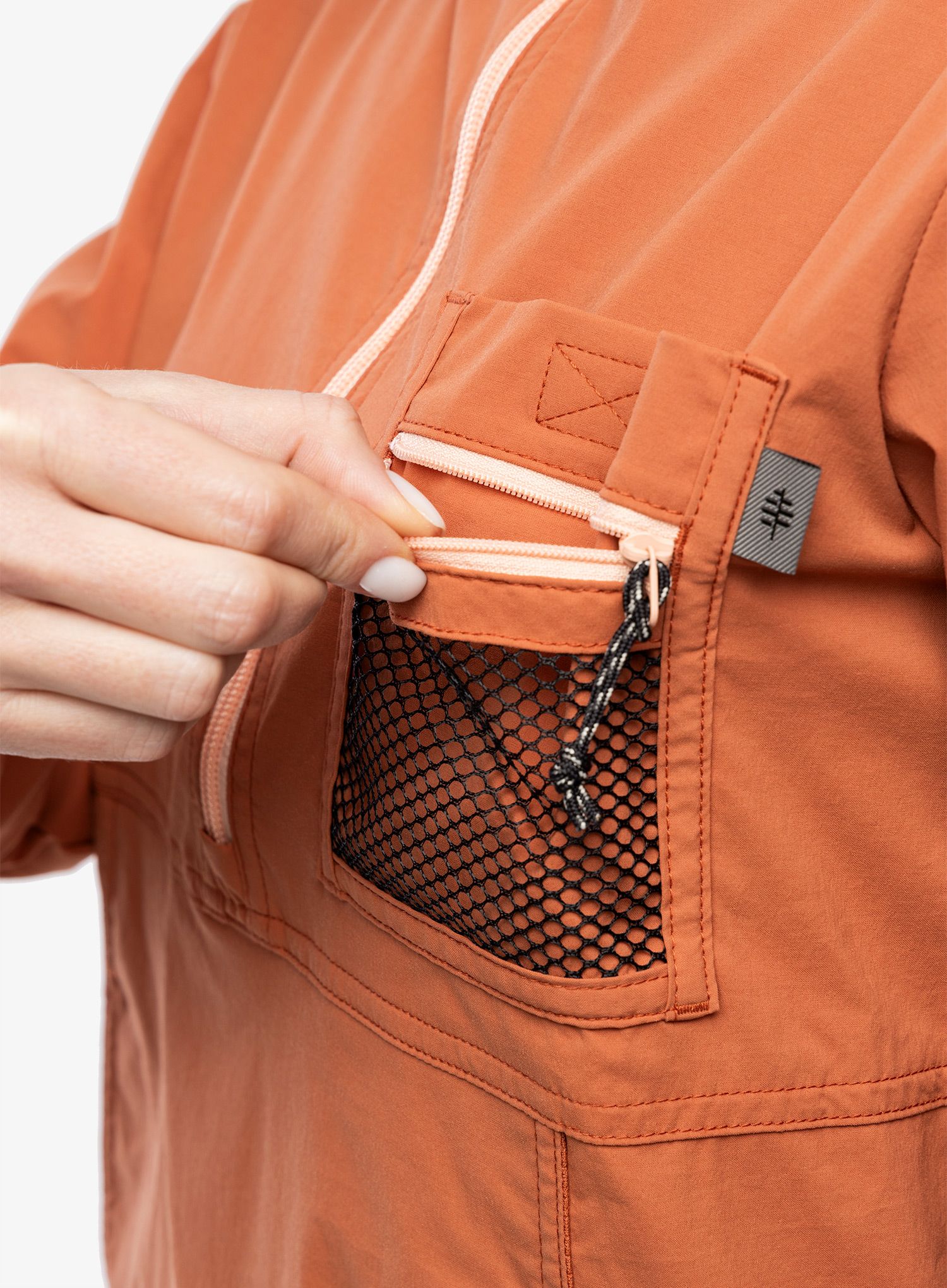Větrovka dámská Royal Robbins Merced Anorak - baked clay