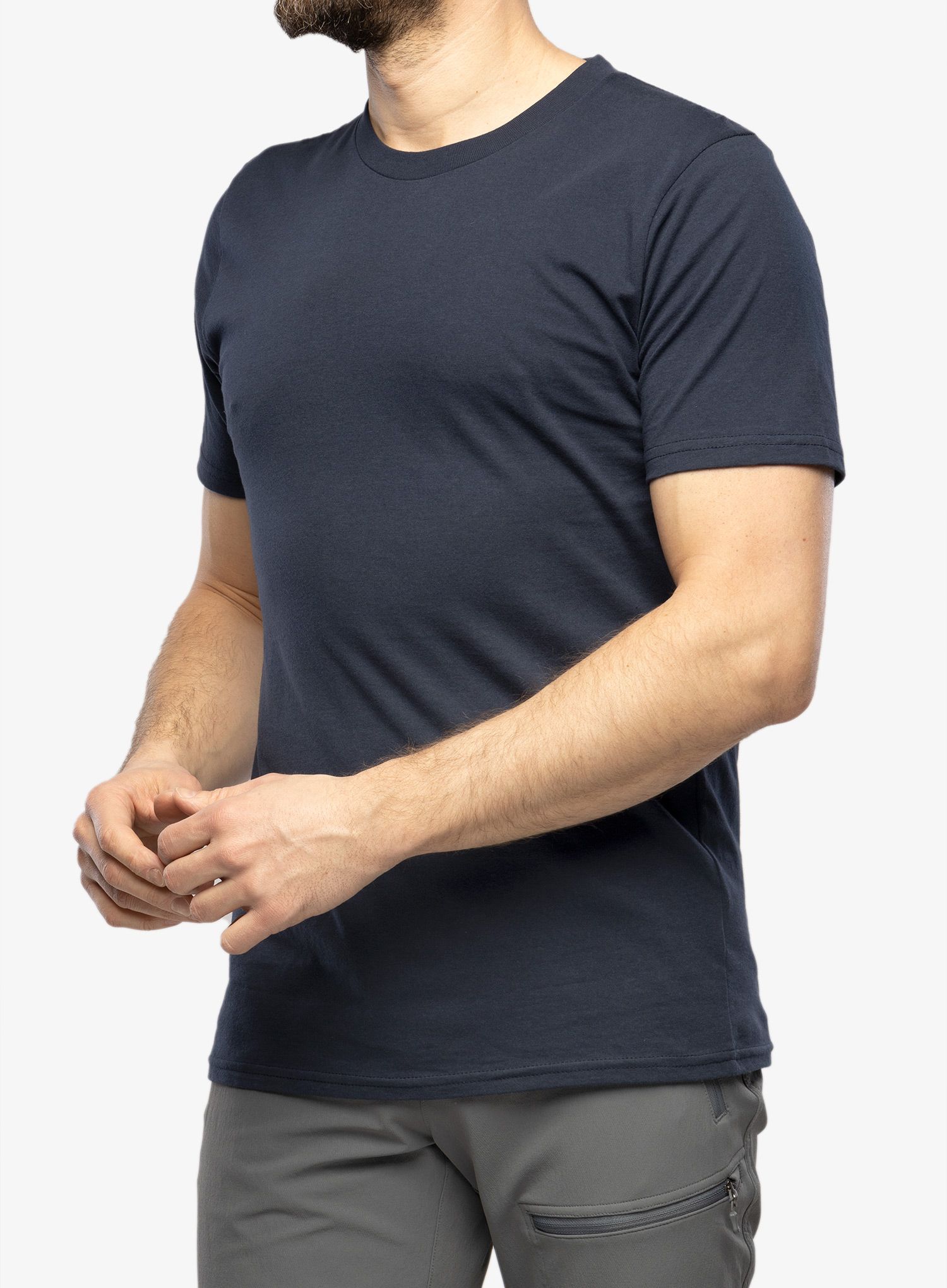 Bavlněné tričko pánské Royal Robbins Sunset Tee s/s - navy
