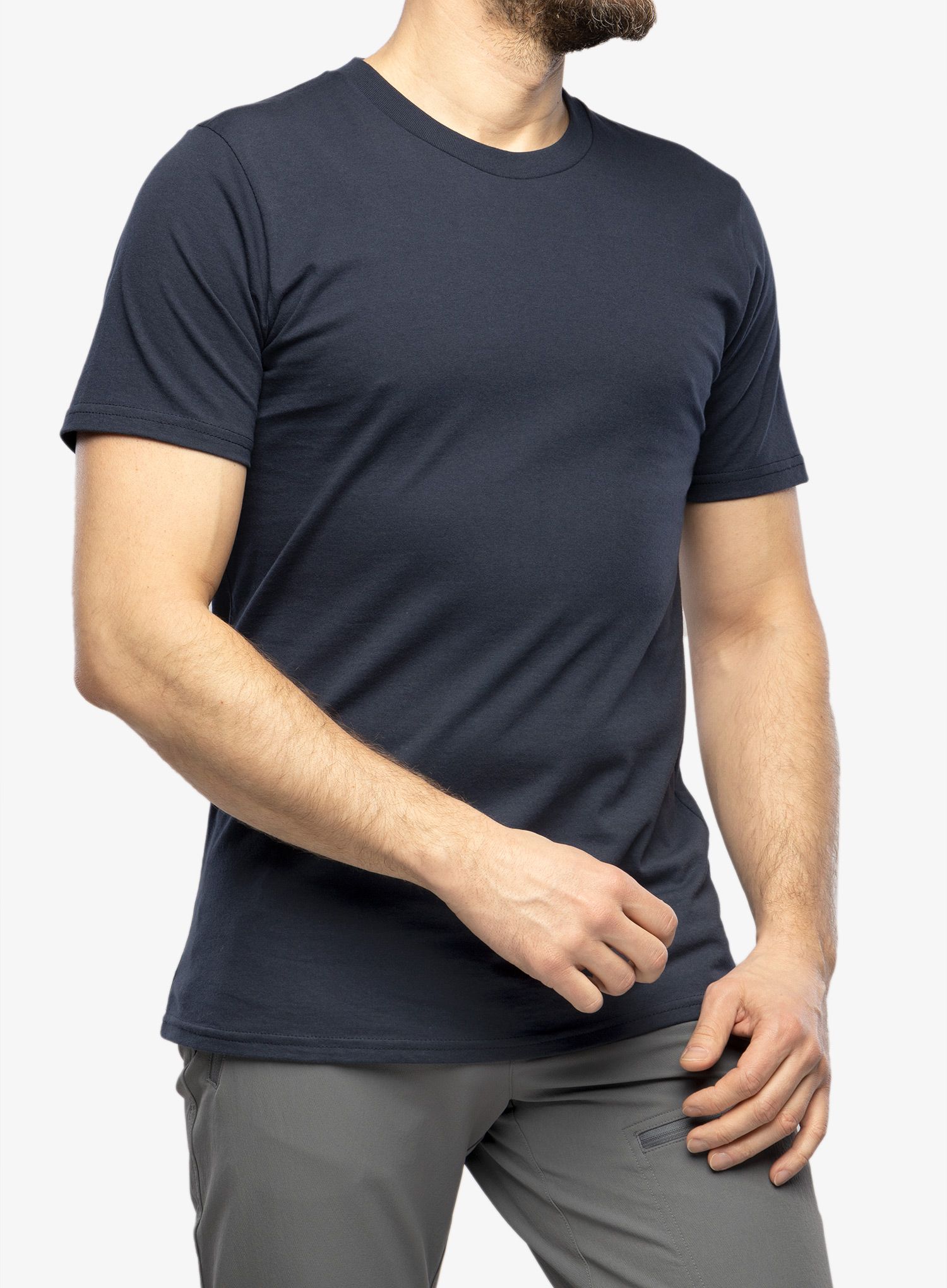 Bavlněné tričko pánské Royal Robbins Sunset Tee s/s - navy