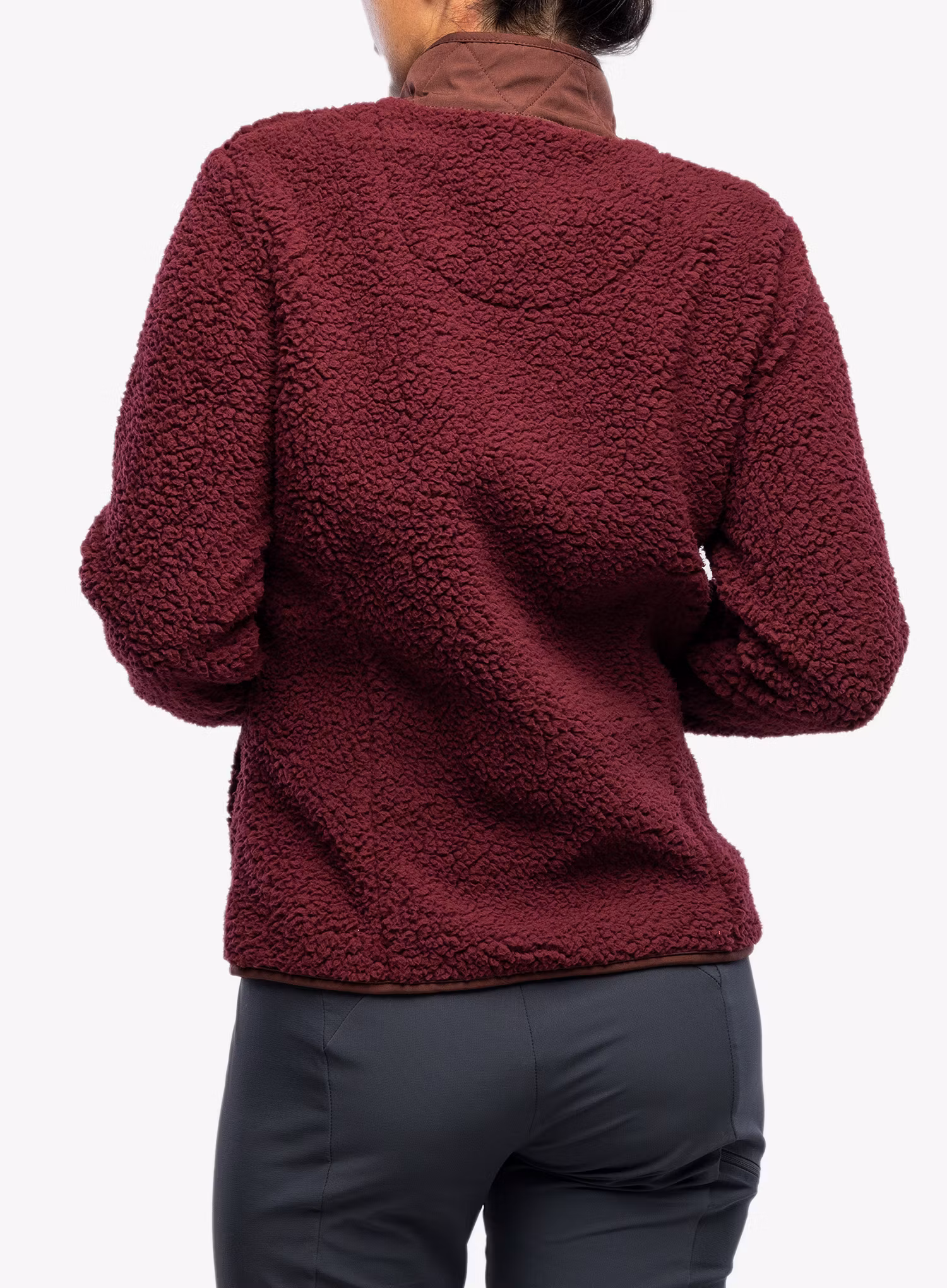 Fleecová mikina dámská Royal Robbins Urbanesque Jacket - burnt grape