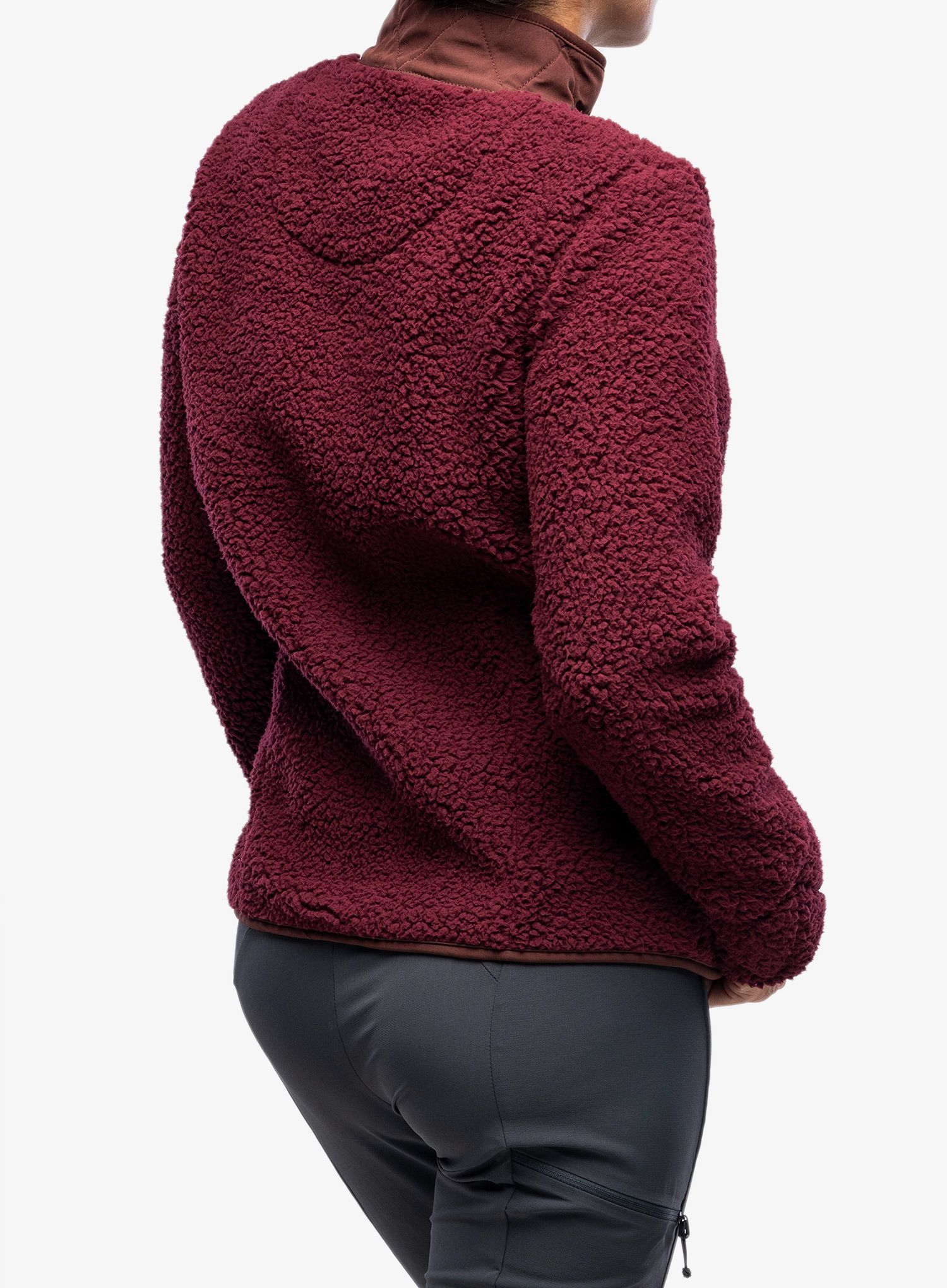Fleecová mikina dámská Royal Robbins Urbanesque Jacket - burnt grape