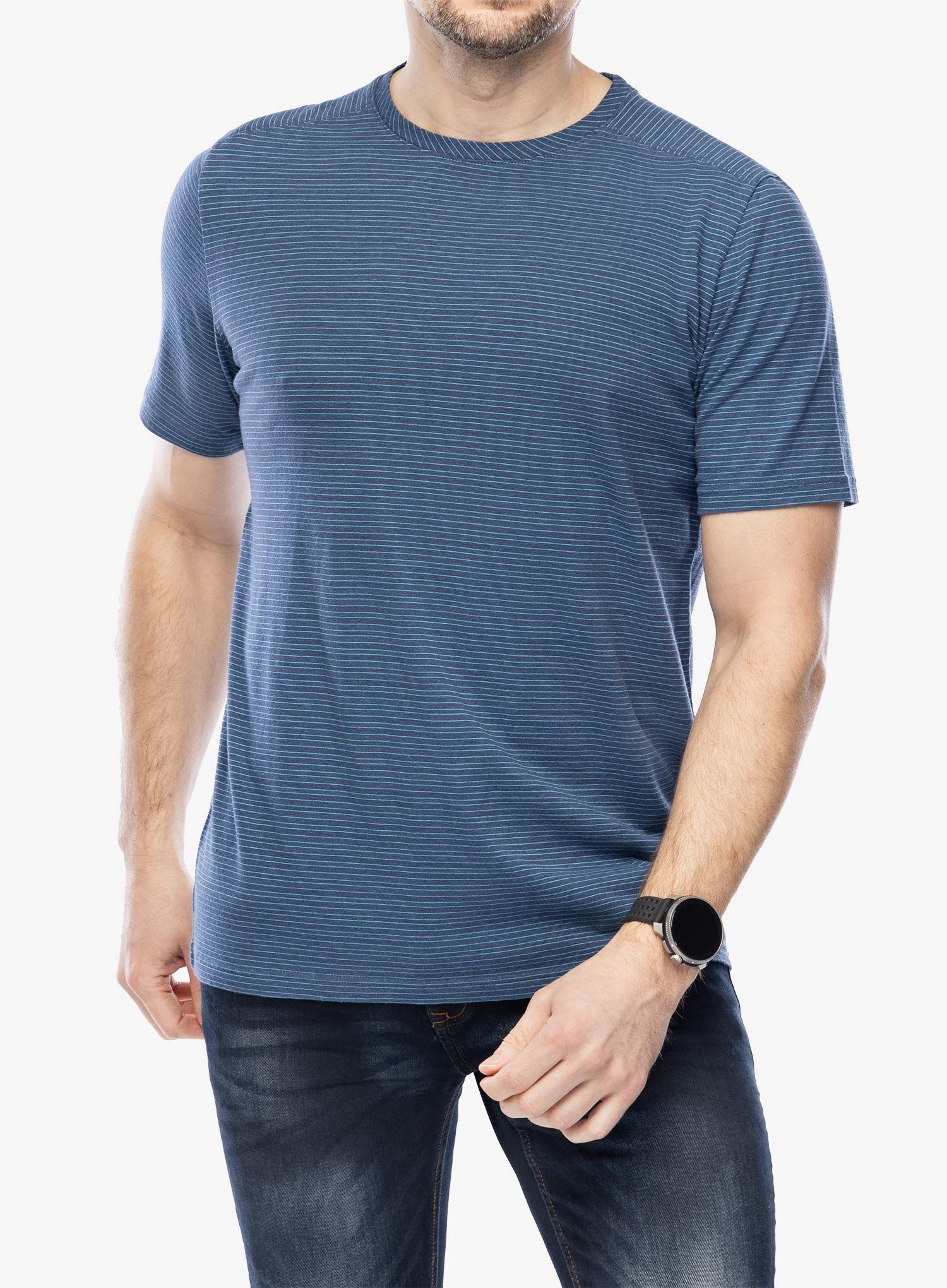 Tričko Royal Robbins Vacationer Crew S/S - navy str