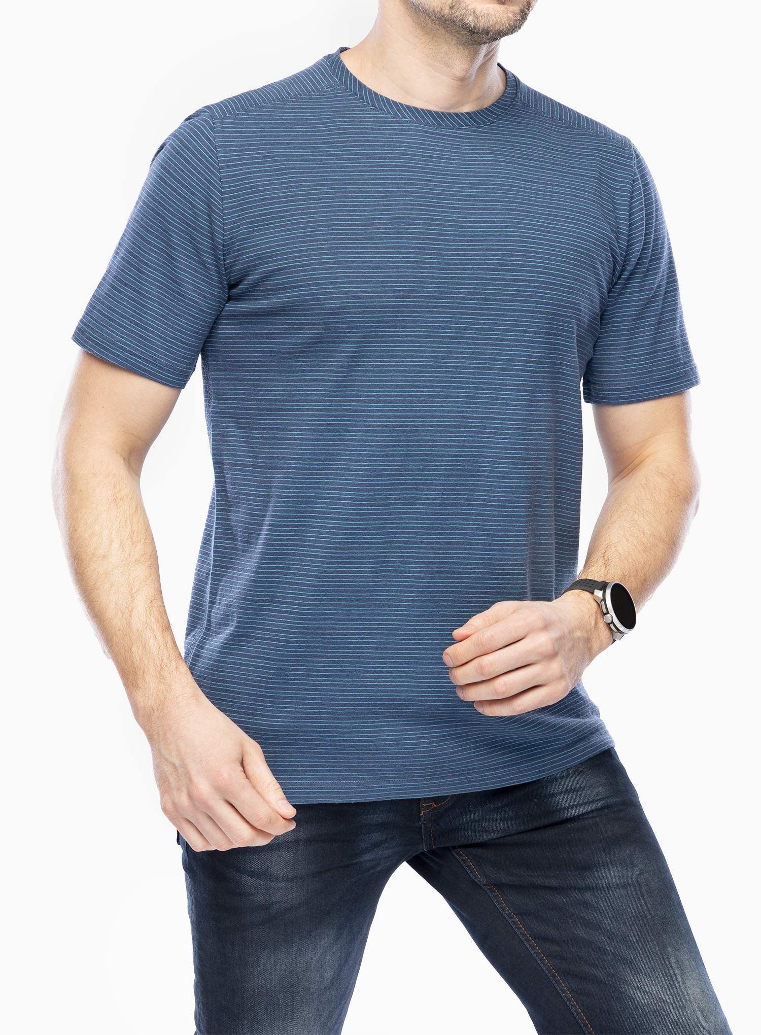 Tričko Royal Robbins Vacationer Crew S/S - navy str