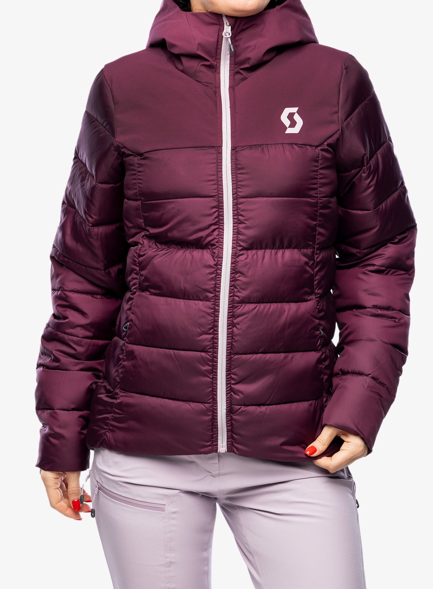 Zateplená bunda dámská SCOTT Insuloft Warm Jacket - wild red