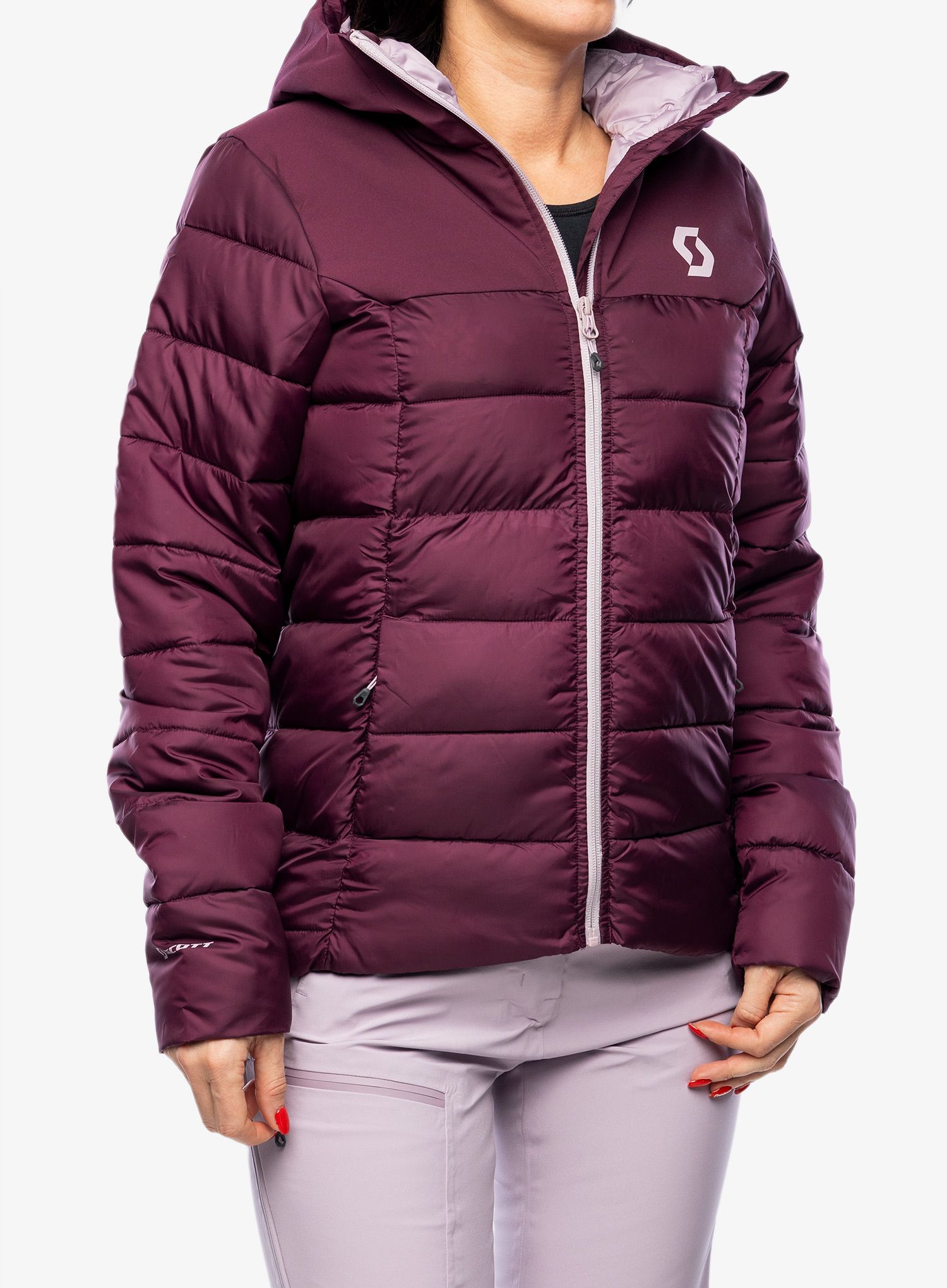 Zateplená bunda dámská SCOTT Insuloft Warm Jacket - wild red