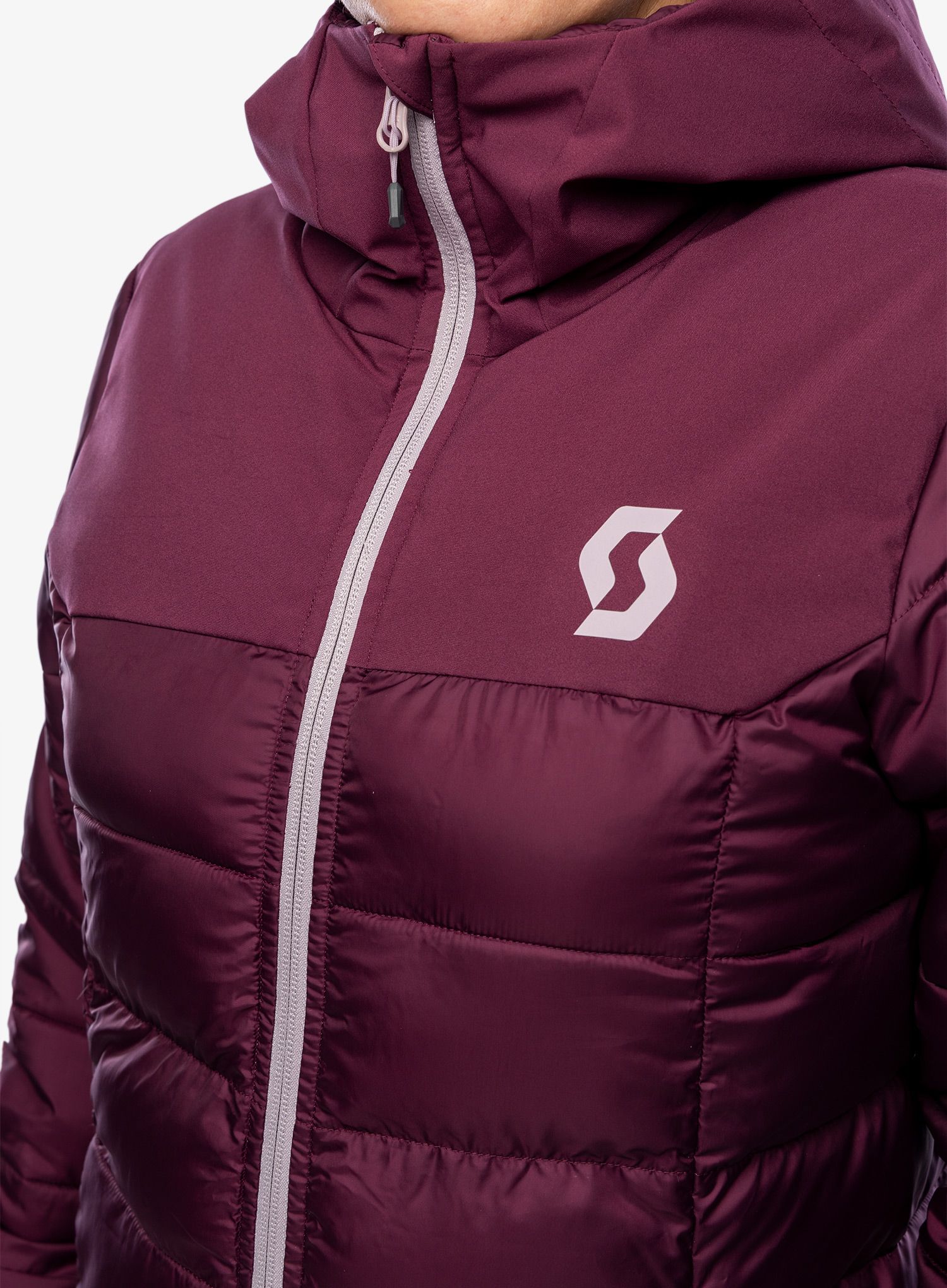 Zateplená bunda dámská SCOTT Insuloft Warm Jacket - wild red