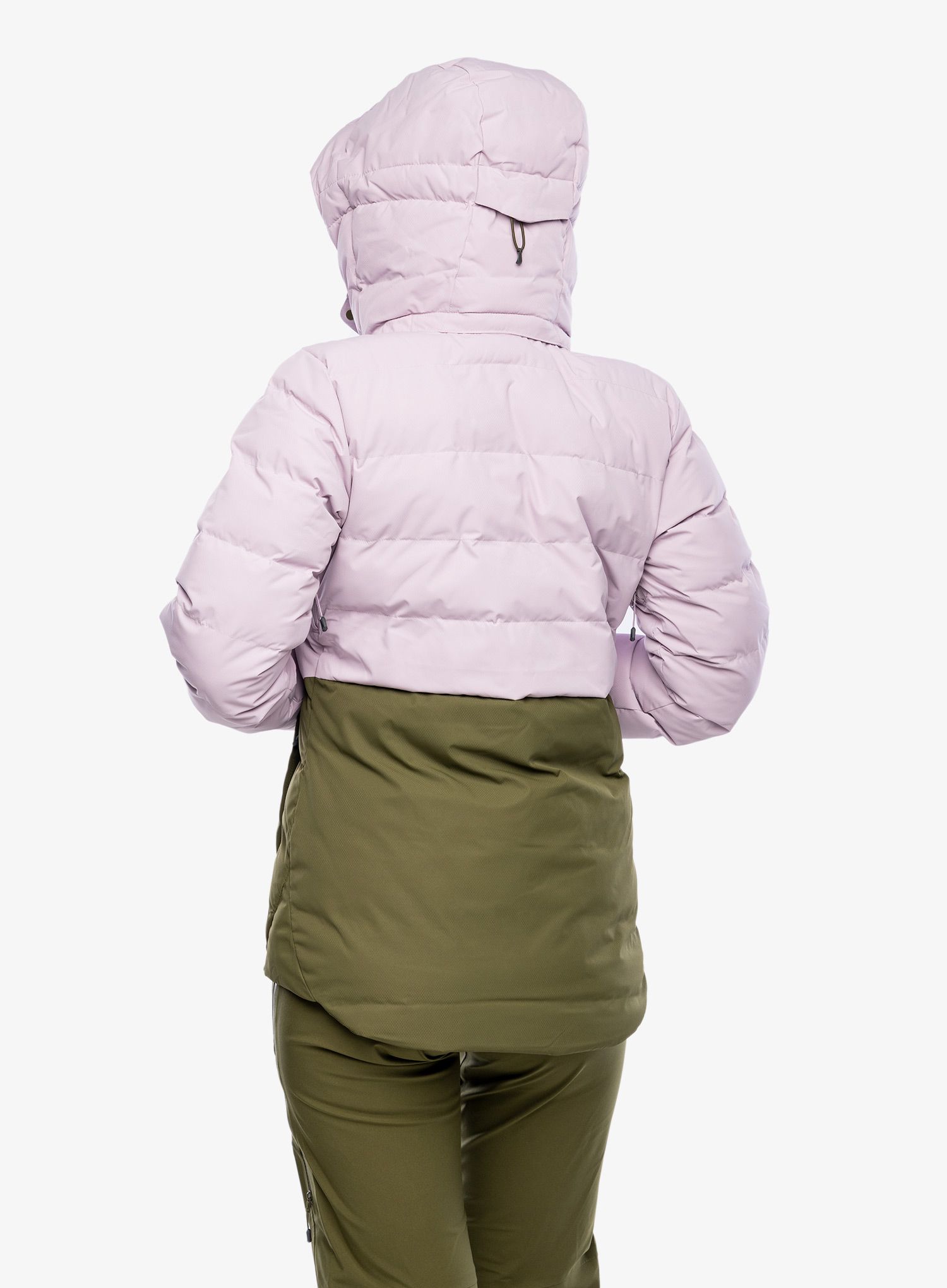 Dámská bunda SCOTT Jacket W's Ultimate Warm - cloud pink/fir green