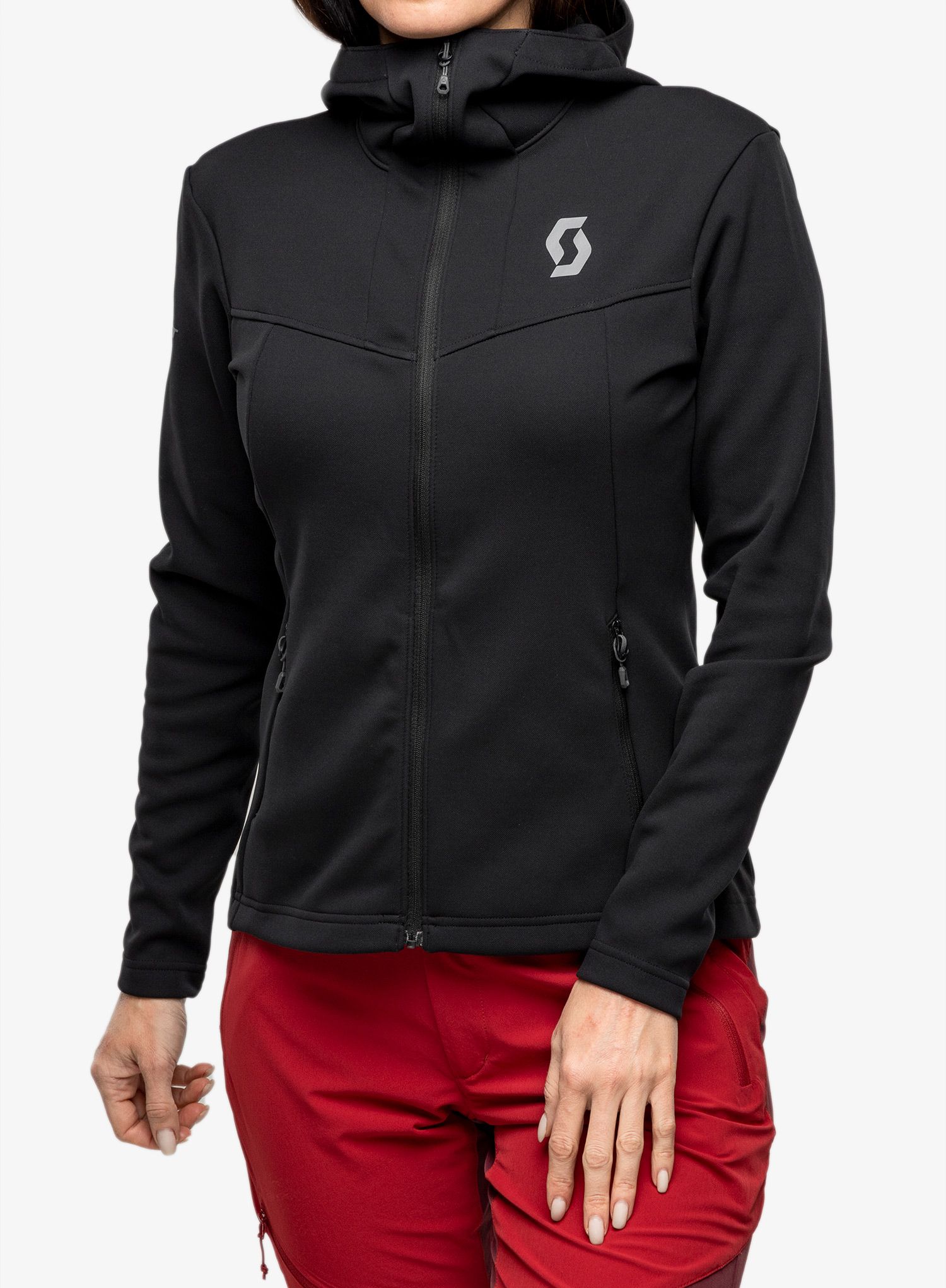 Outdoor mikina dámská SCOTT Hoody Defined Mid - blck