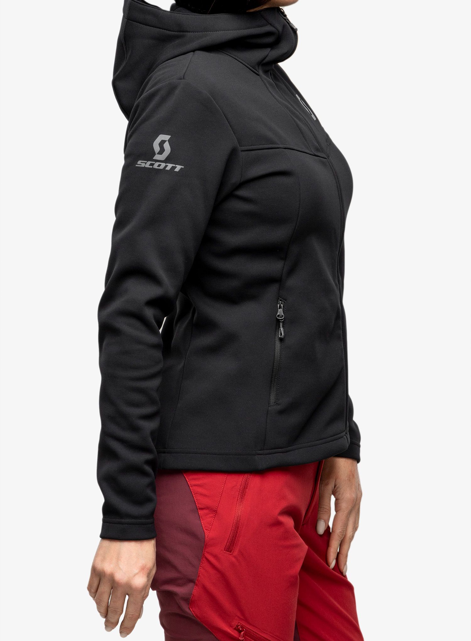 Outdoor mikina dámská SCOTT Hoody Defined Mid - blck