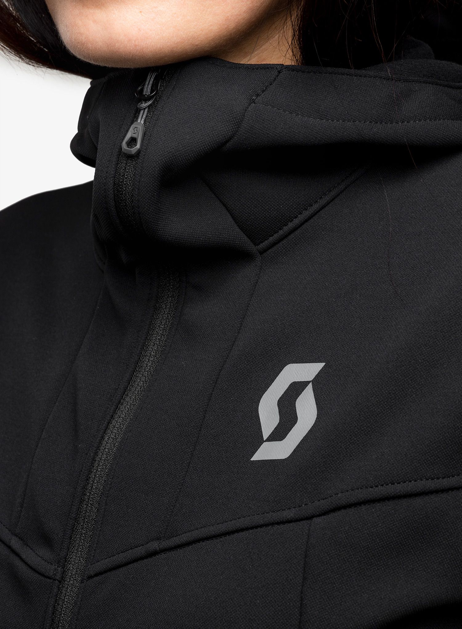 Outdoor mikina dámská SCOTT Hoody Defined Mid - blck