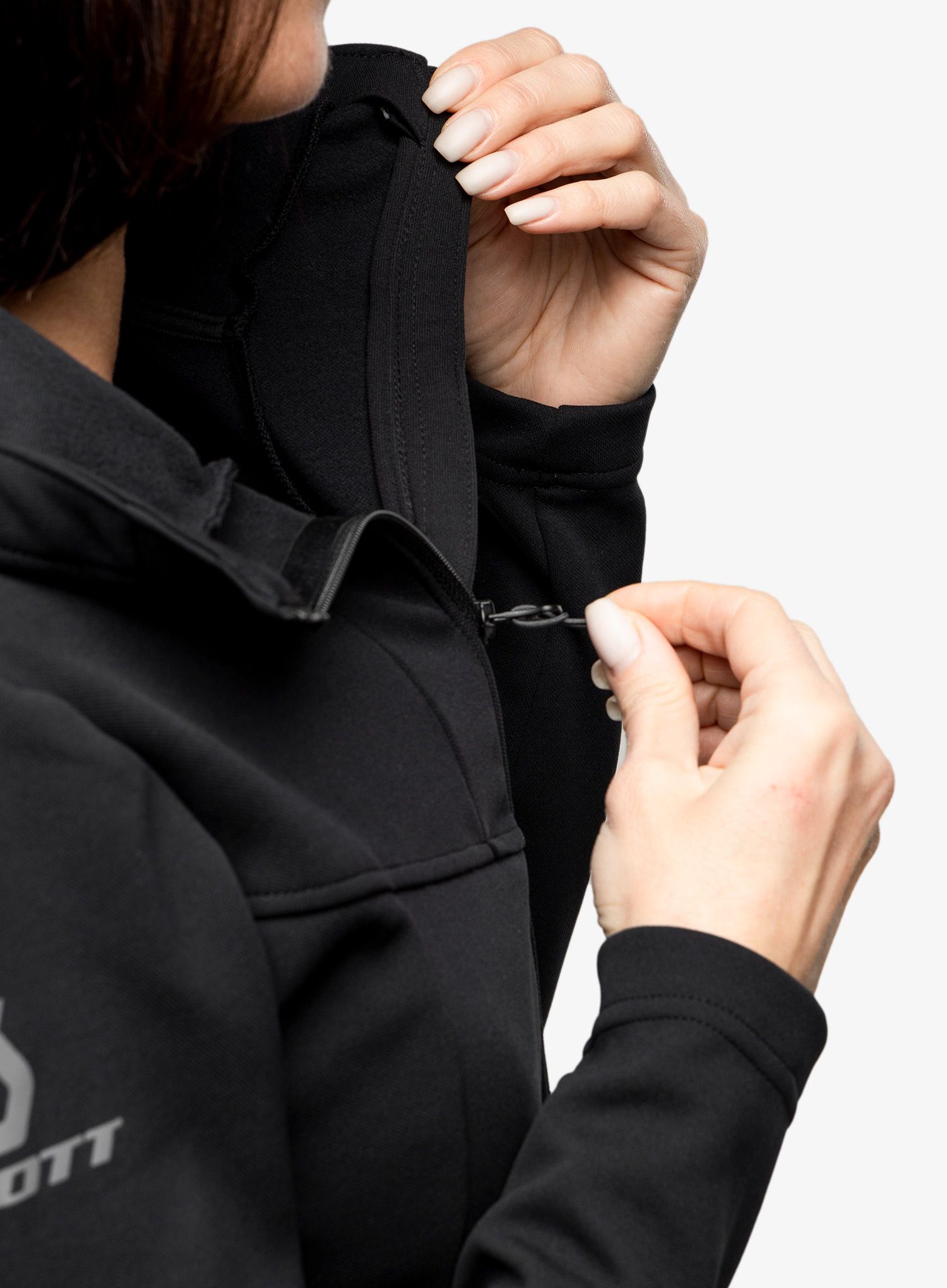 Outdoor mikina dámská SCOTT Hoody Defined Mid - blck