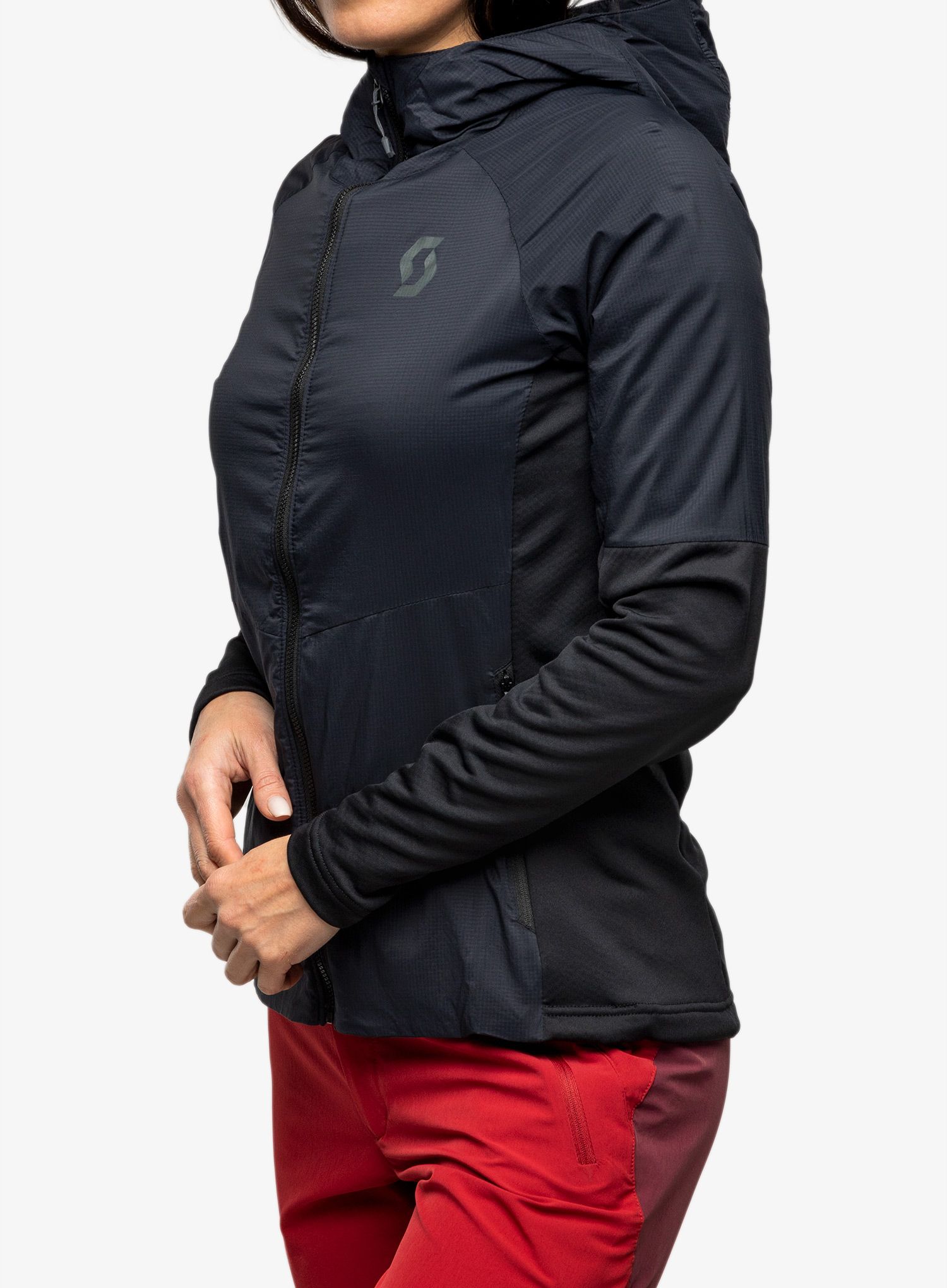 Damska bunda na skialpy SCOTT Hoody Explorair Alpha - black