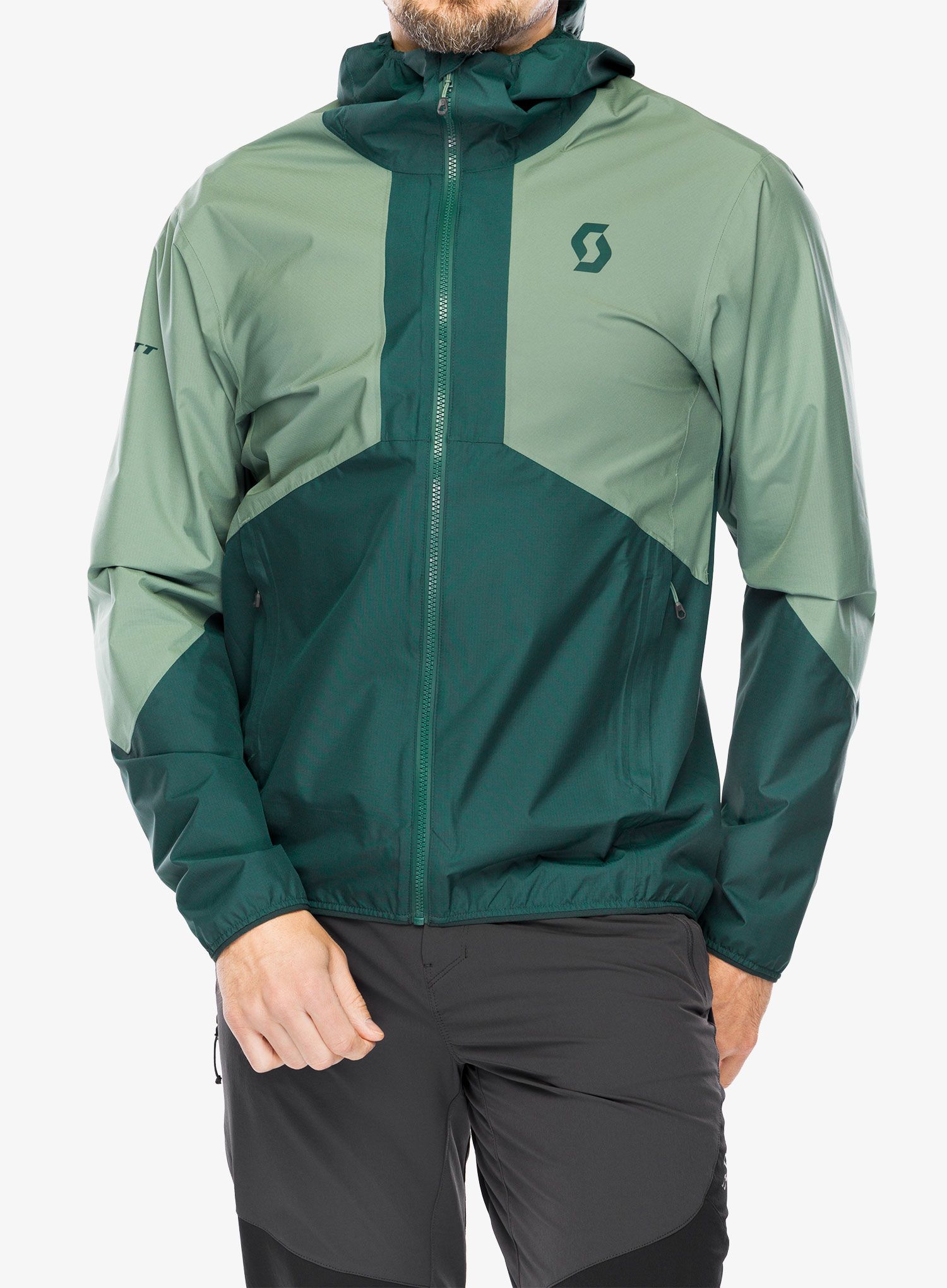 Bunda do deště SCOTT Jacket Explorair Light 2.5L - green/lush green