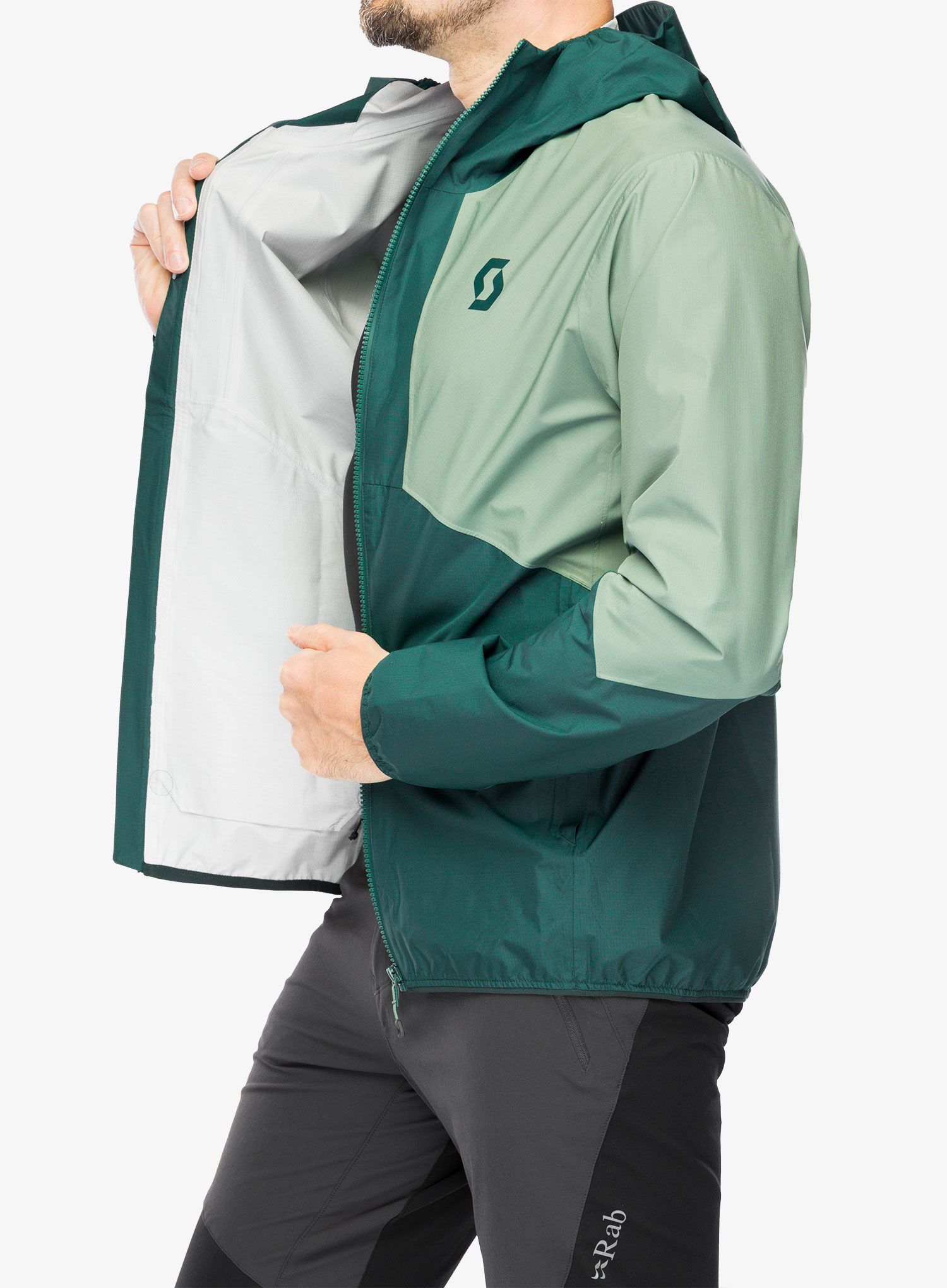 Bunda do deště SCOTT Jacket Explorair Light 2.5L - green/lush green