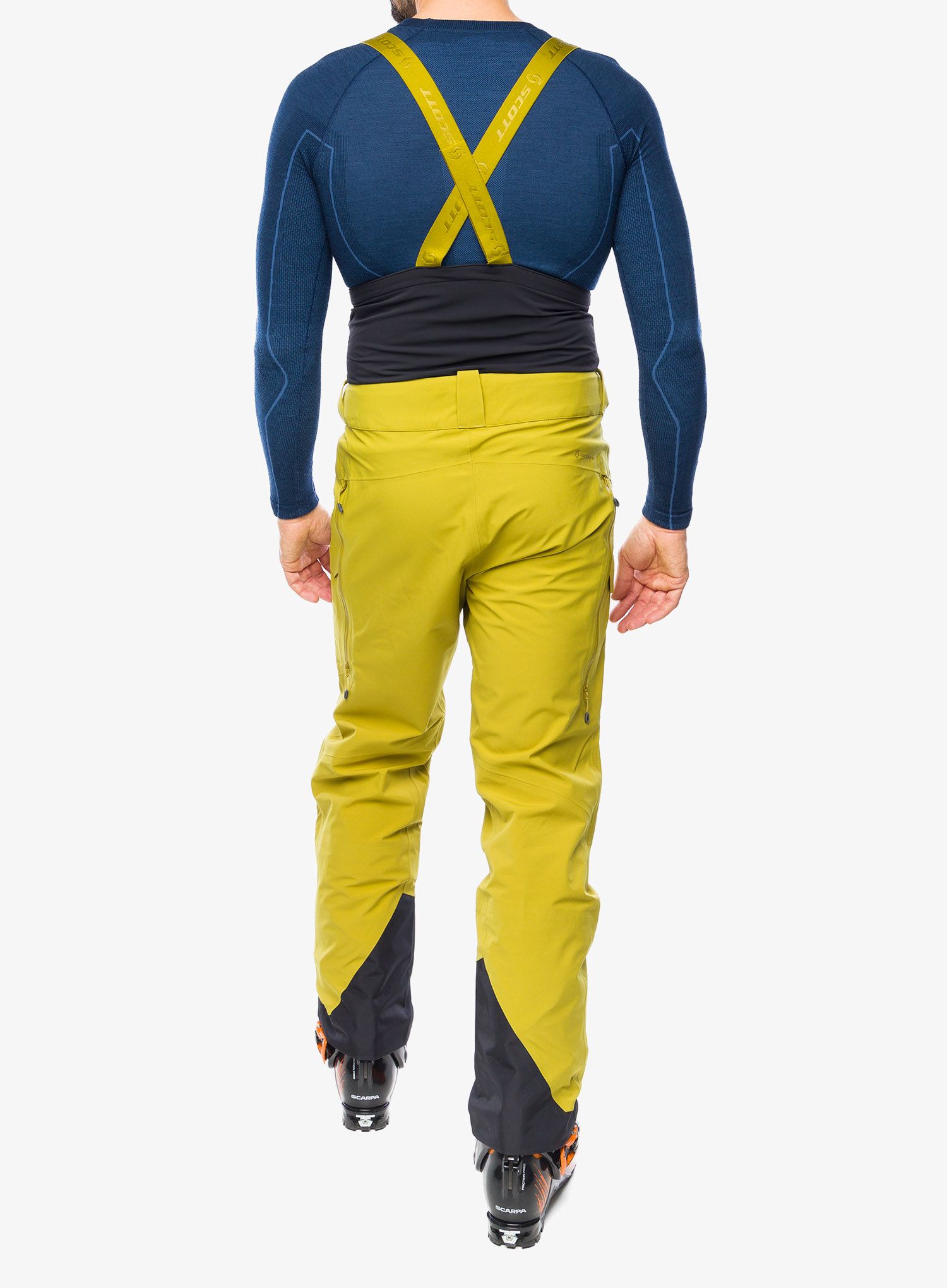 Skialpové kalhoty SCOTT Pants Vertic 3L - savanna green