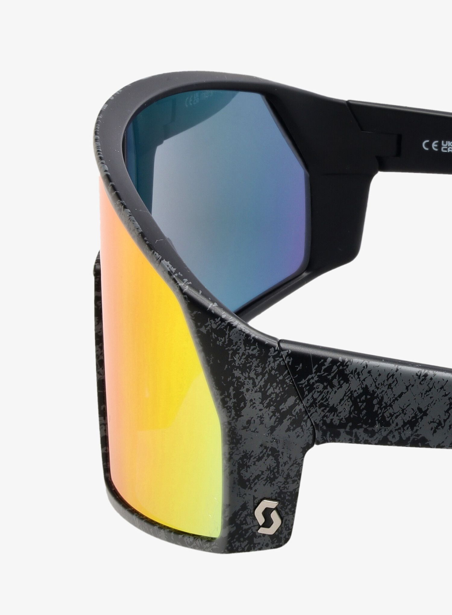 Brýle na kolo SCOTT Pro Shield - marble black/teal chrome