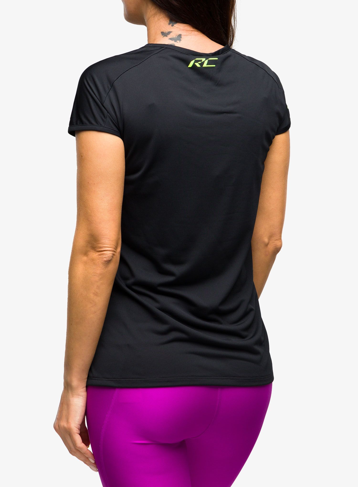 Běžecké tričko dámské SCOTT RC Run Team S/S - blck/yell