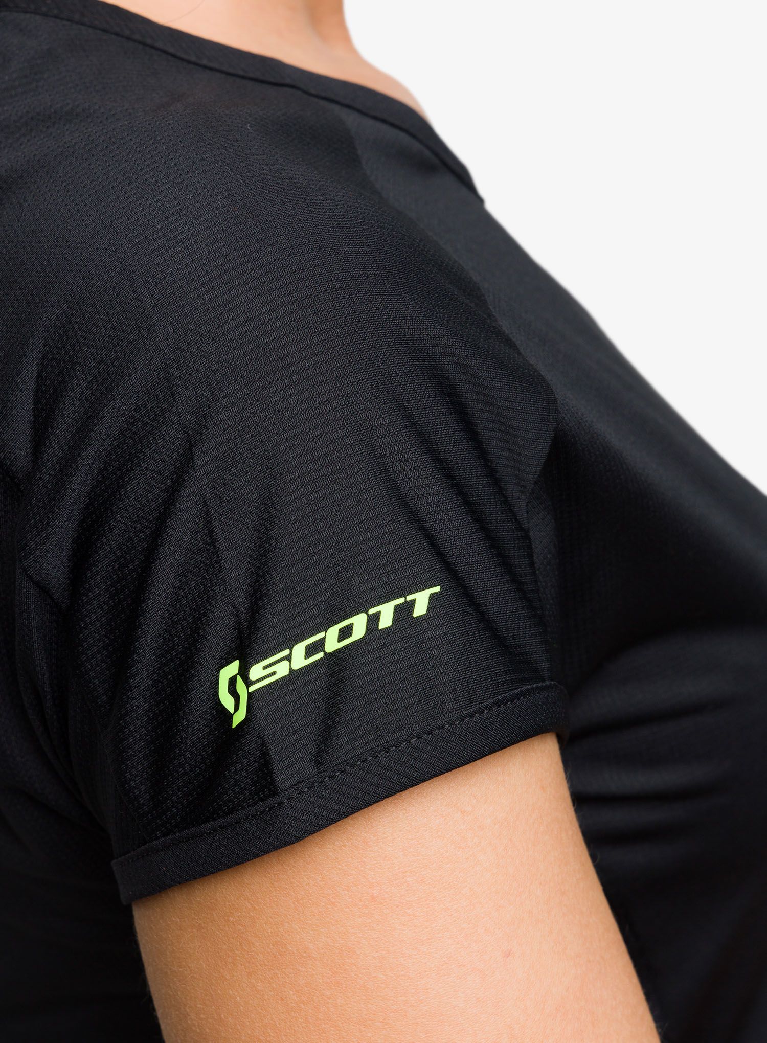 Běžecké tričko dámské SCOTT RC Run Team S/S - blck/yell