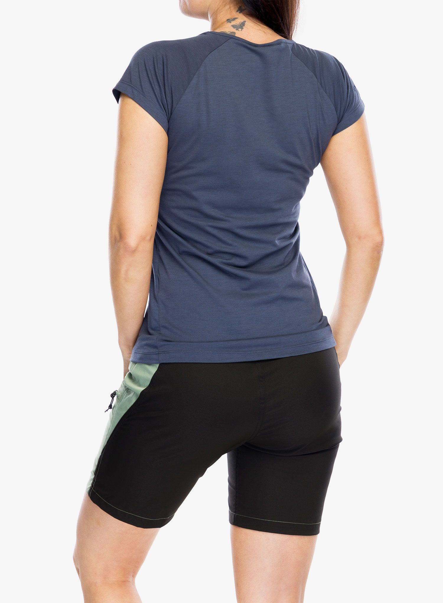 Dámské rychleschnoucí triko SCOTT Shirt Defined DRI S/S - metal blue