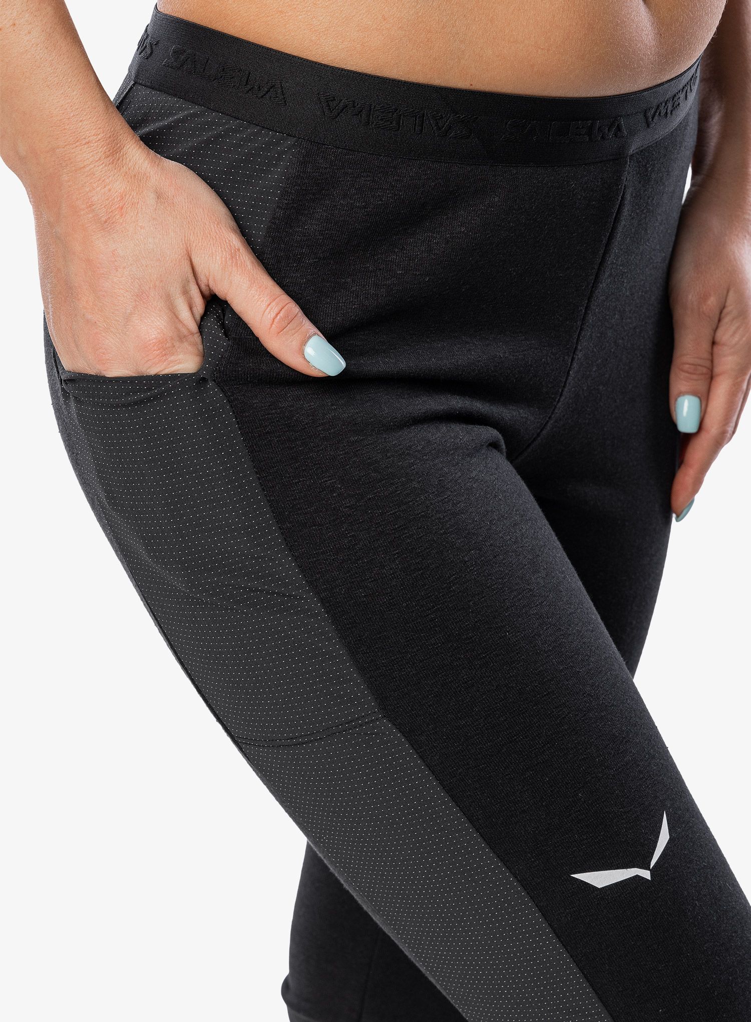 Dámské kalhoty Salewa Lavaredo Hemp Train Pants - black