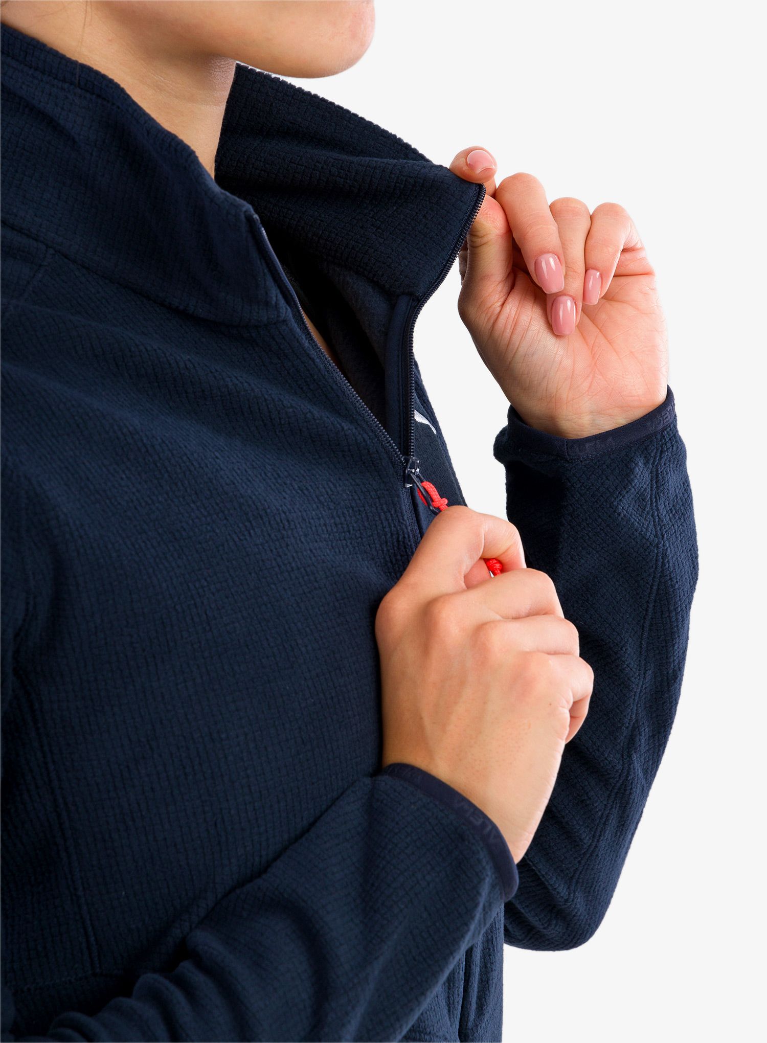 Dámská trekingová mikina Salewa Paganella Jacket - navy blazer