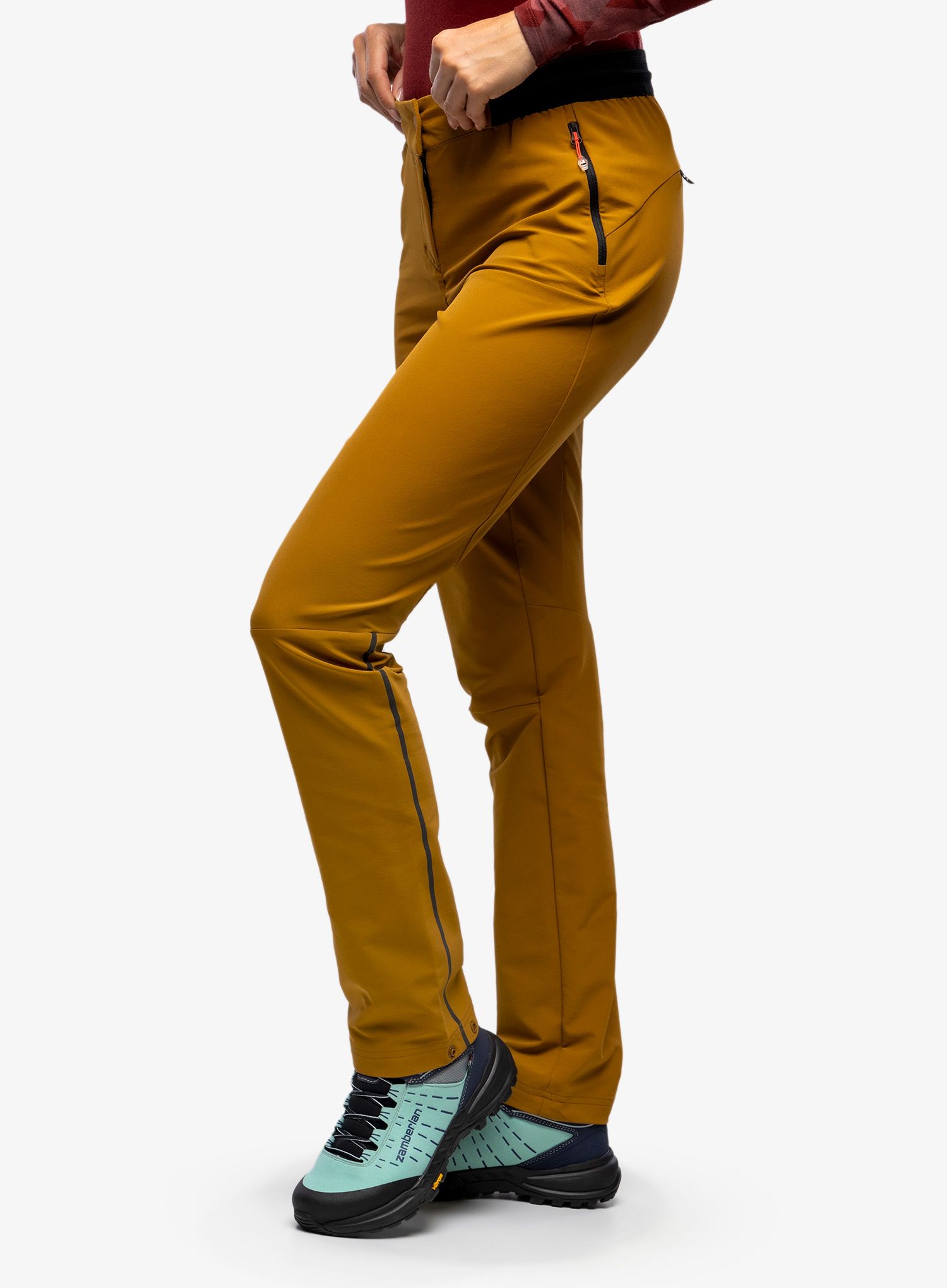 Softshellové kalhoty dámské Salewa Pedroc 2 DST Regular Pant - golden brown