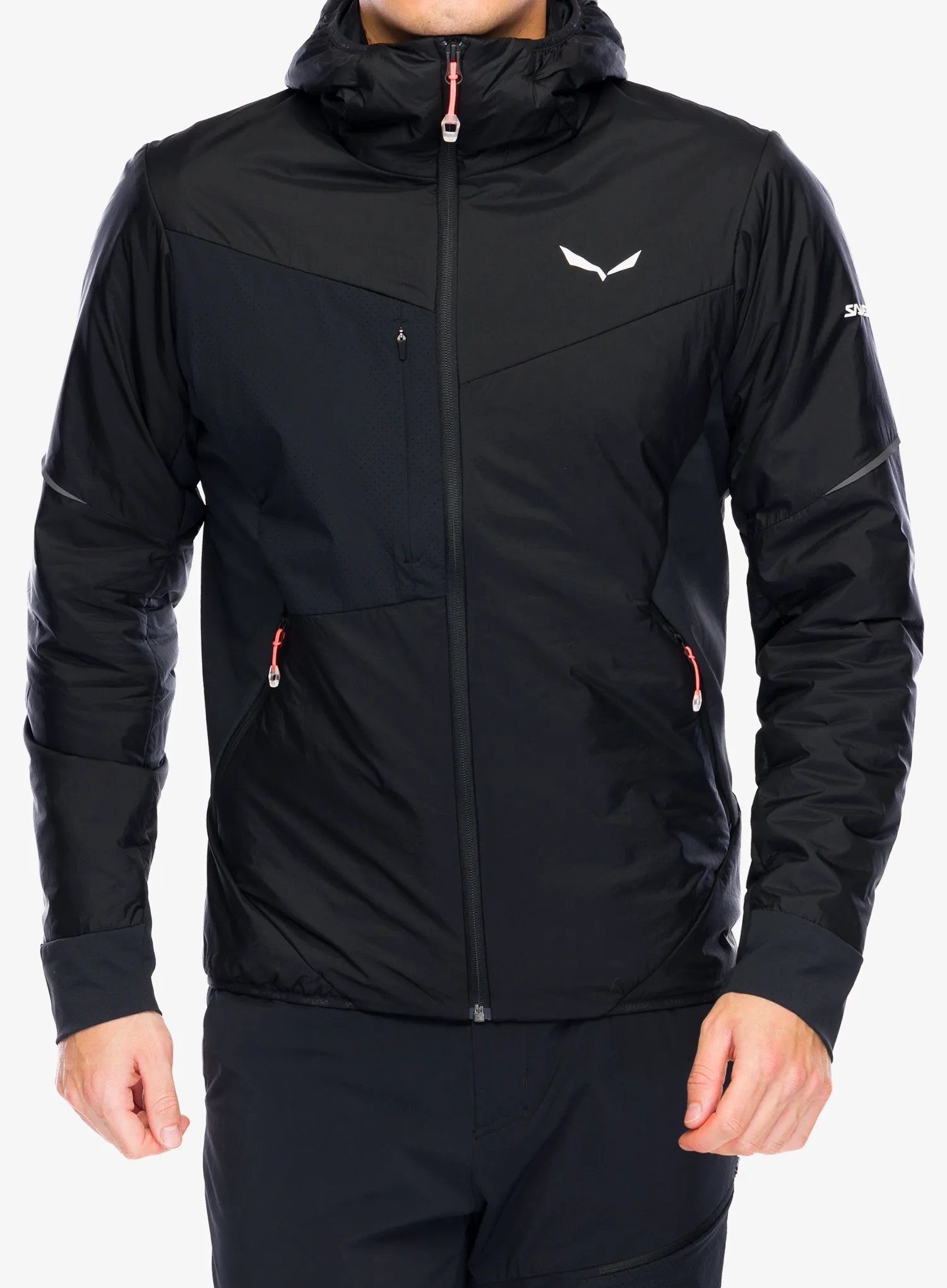 Hybridní bunda Salewa Pedroc 2 TWR Hyb Jacket - black out