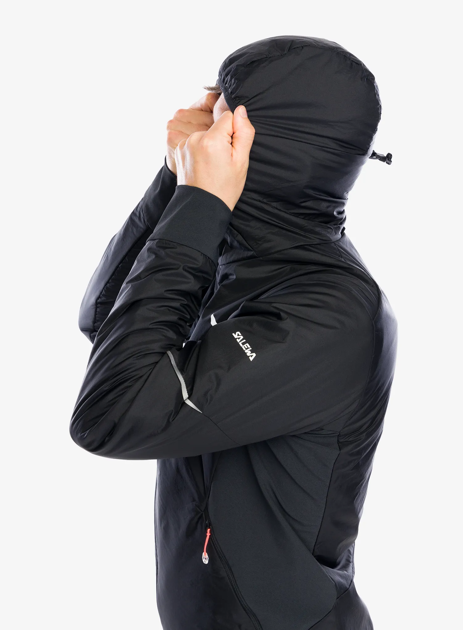 Hybridní bunda Salewa Pedroc 2 TWR Hyb Jacket - black out