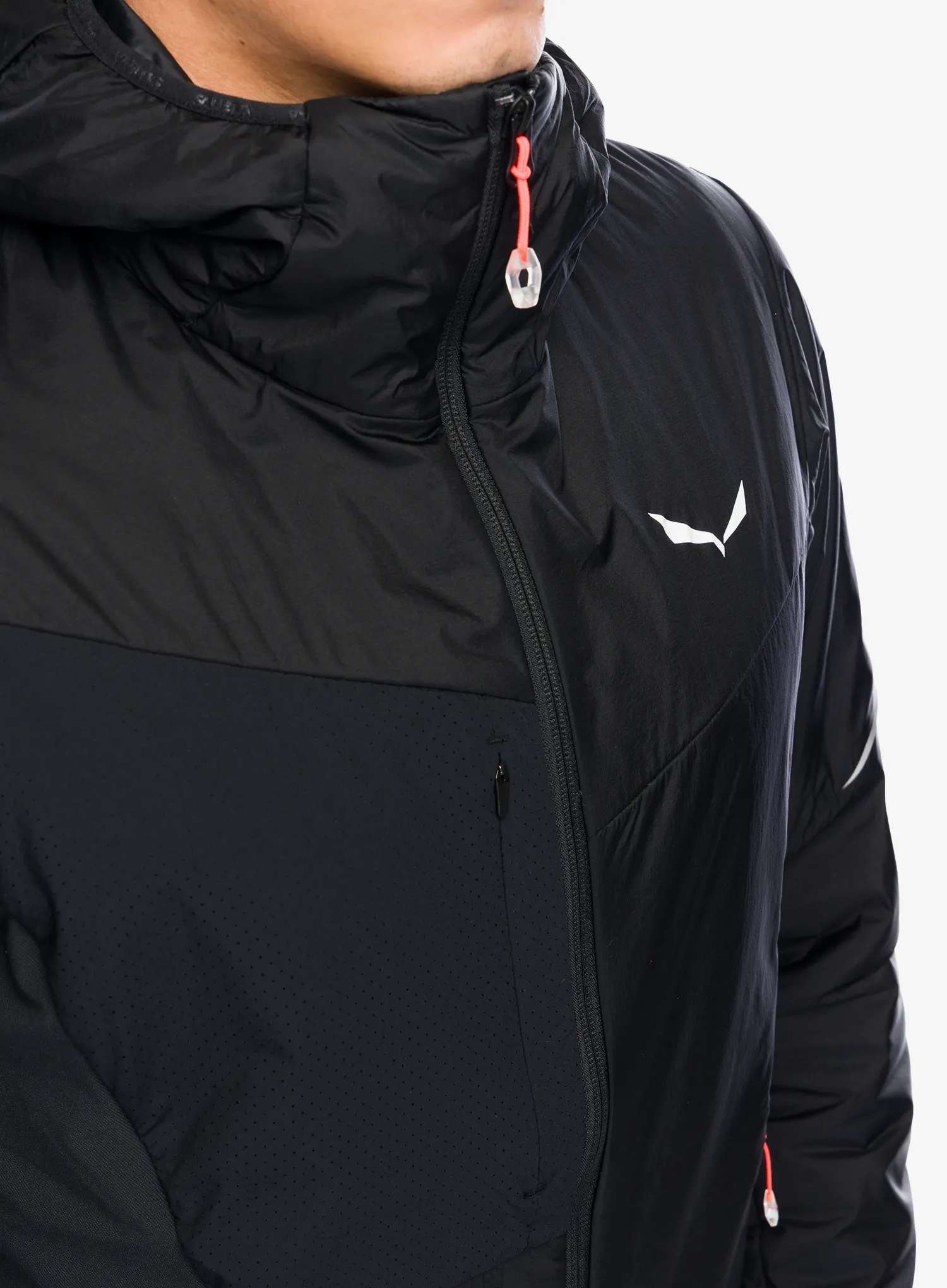 Hybridní bunda Salewa Pedroc 2 TWR Hyb Jacket - black out