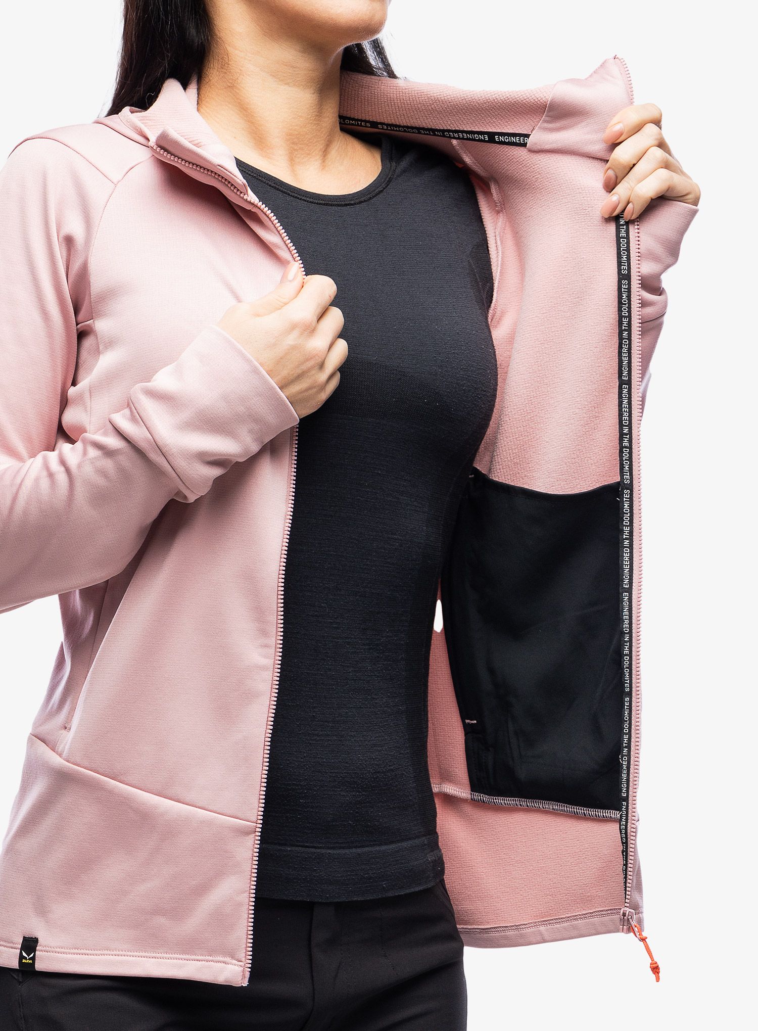 Fleecová mikina dámská Salewa Puez PL HD Jacket - zephyr