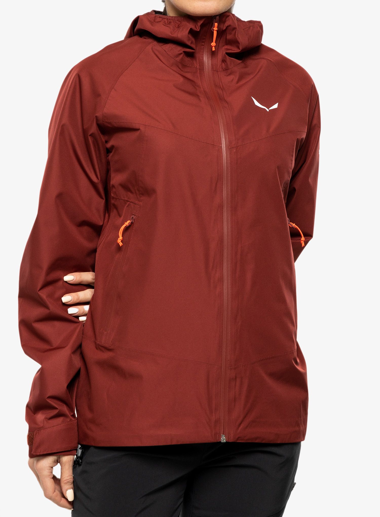 Dámská bunda do deště Salewa Puez PTX 2L Jacket - syrah