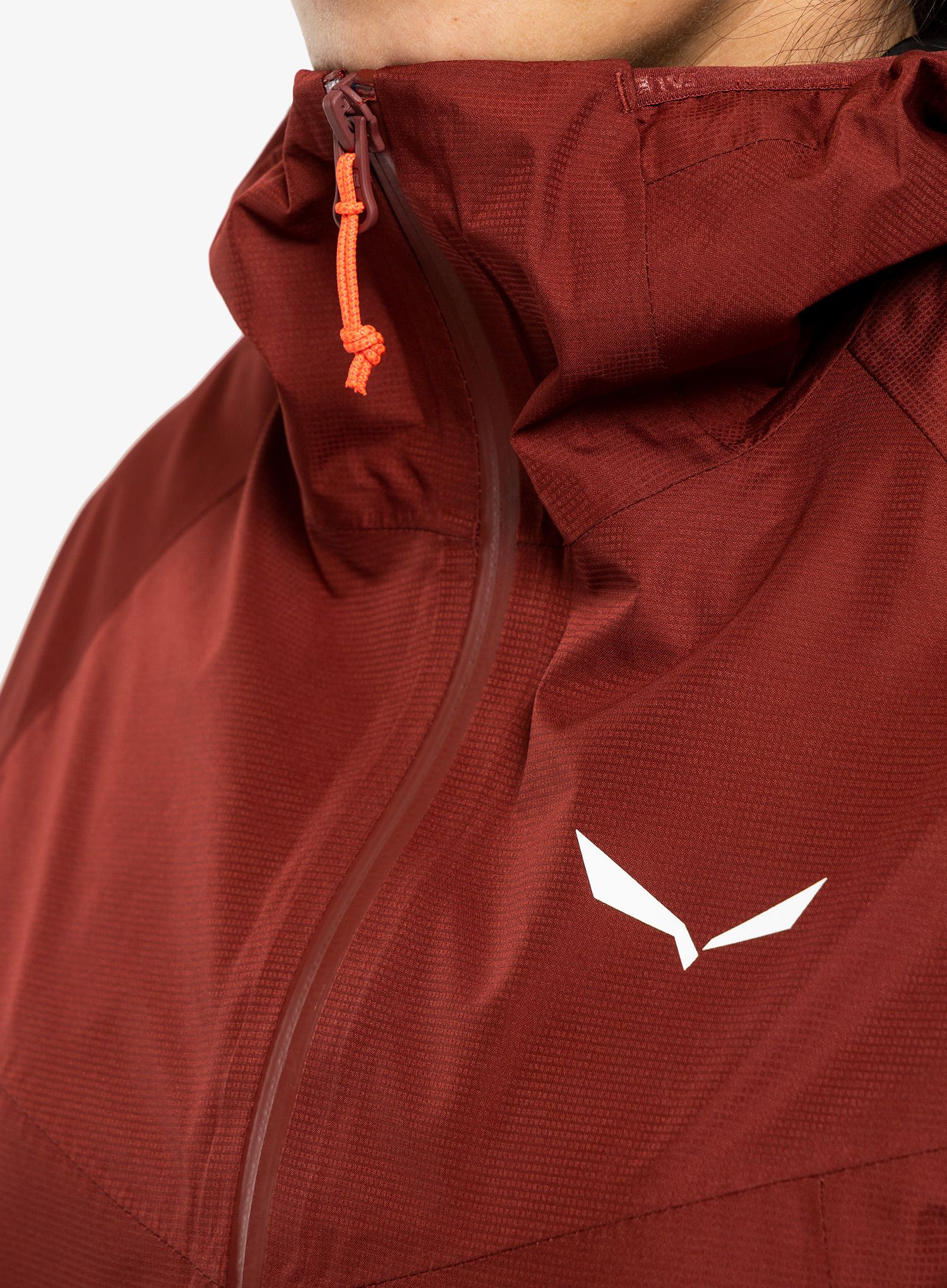 Dámská bunda do deště Salewa Puez PTX 2L Jacket - syrah