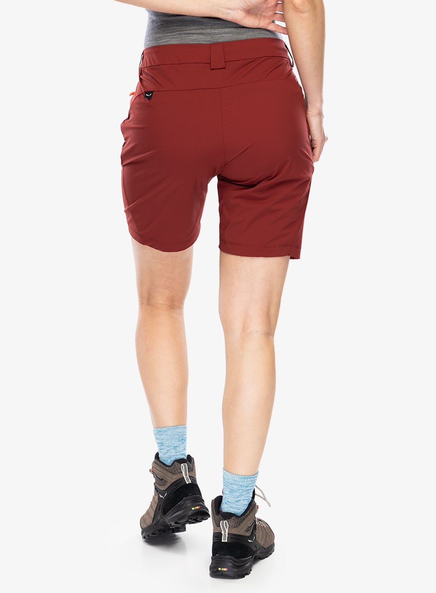 Dámské šortky Salewa Puez Talvena DST Shorts - syrah