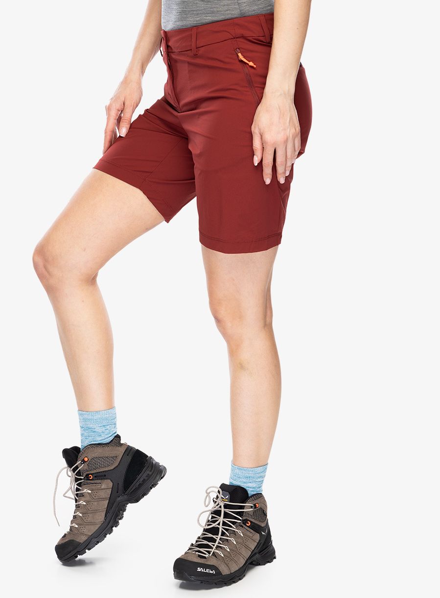 Dámské šortky Salewa Puez Talvena DST Shorts - syrah