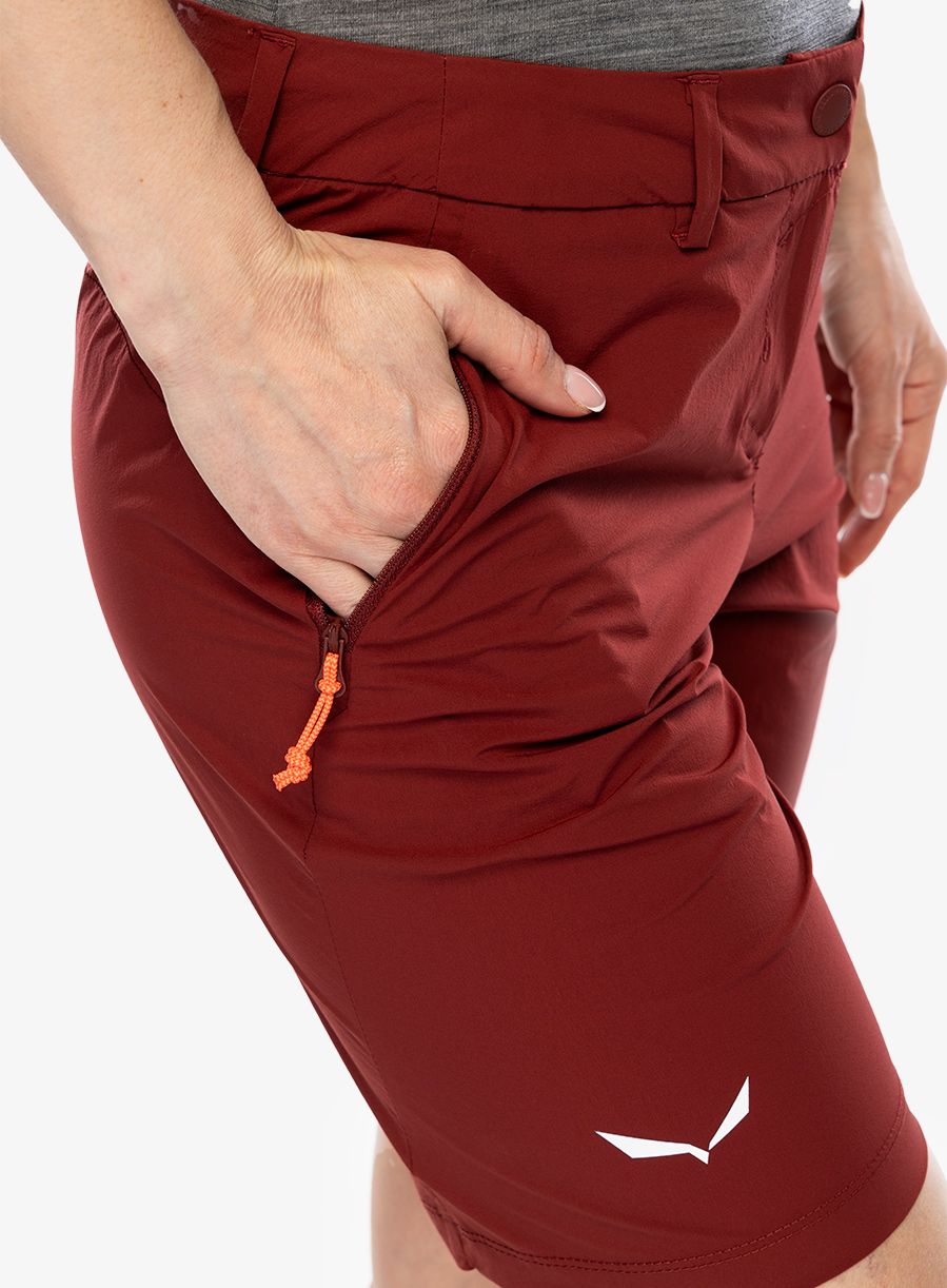 Dámské šortky Salewa Puez Talvena DST Shorts - syrah