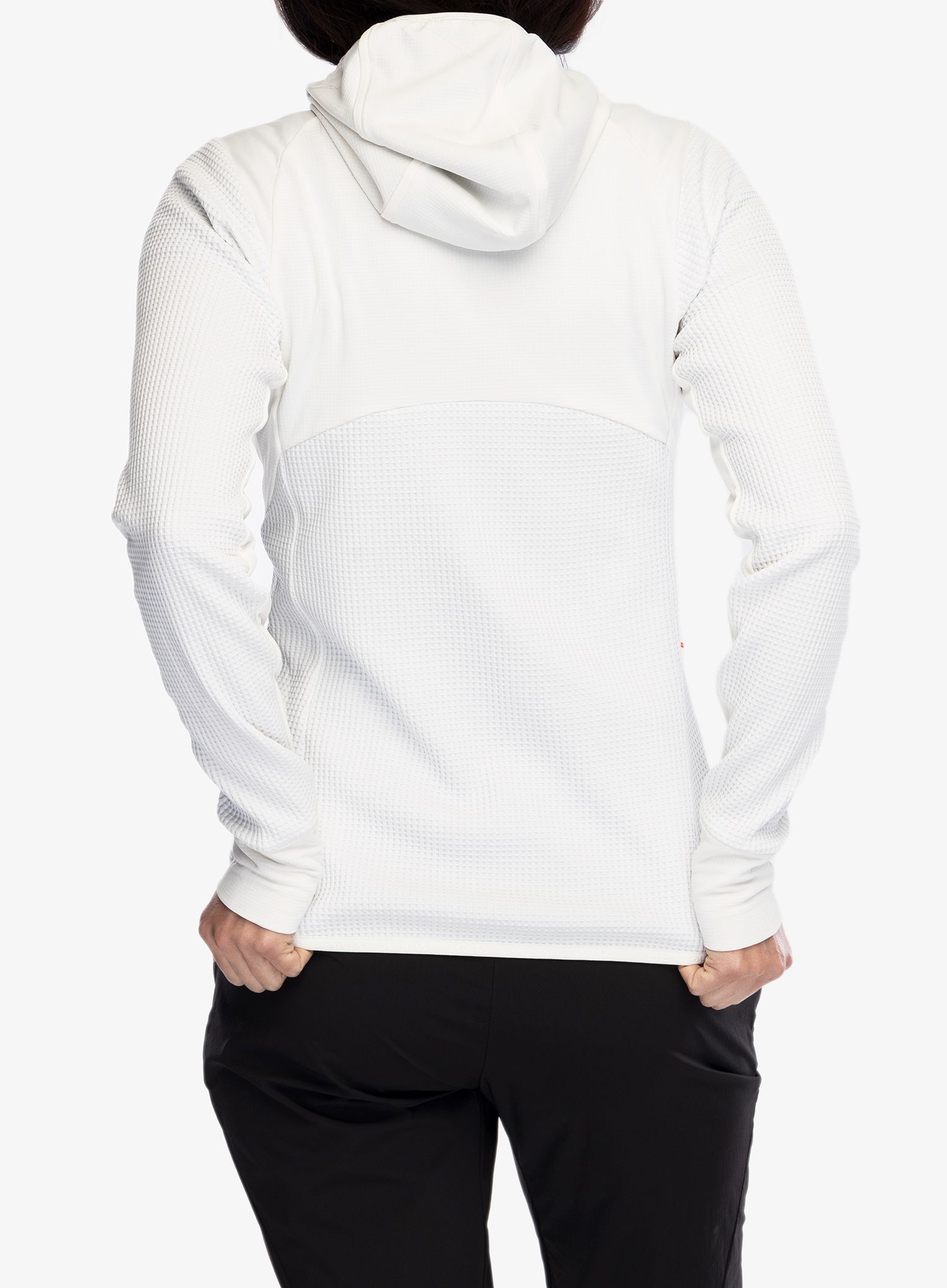 Outdoor mikina dámská Salewa Puez Waffle Hyb PL HD Jacket - white