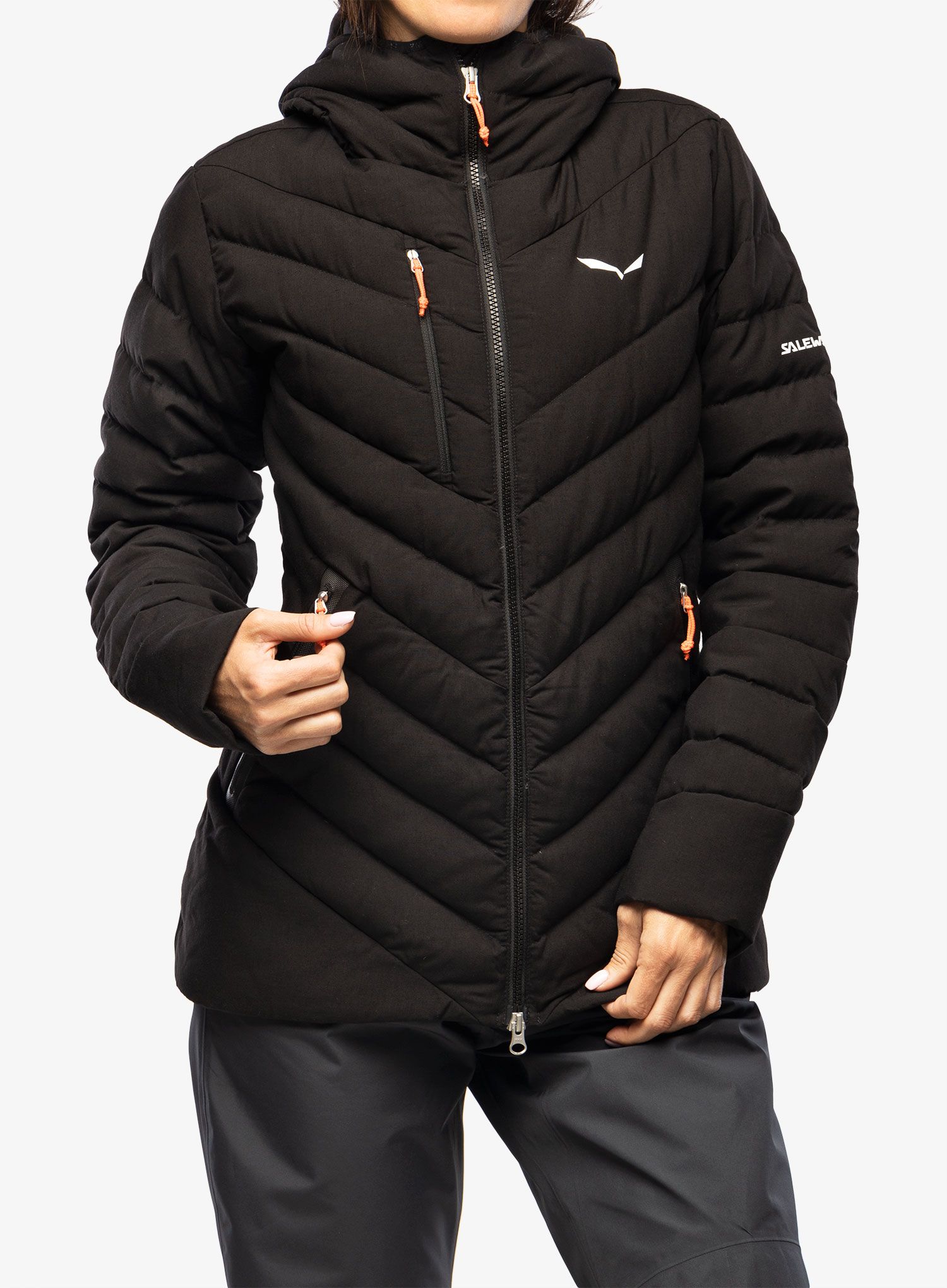 Dámská péřová bunda Salewa Raiser Medium Rds Down Jacket- black